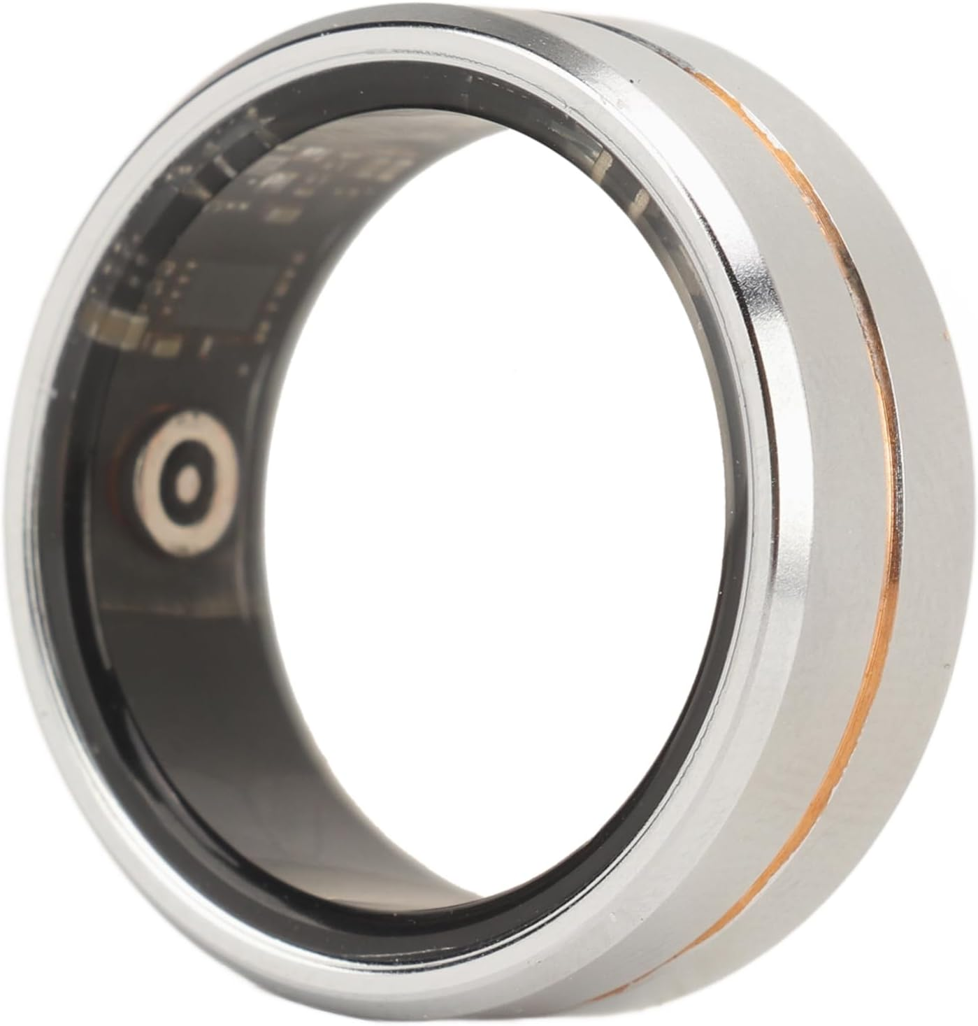 Fitness Smart Ring, Waterproof Smart Ring Health Tracker with Charging Case, Remote Control Ceramics Smart Finger Fitness Ring for Men Women (12) image number 2