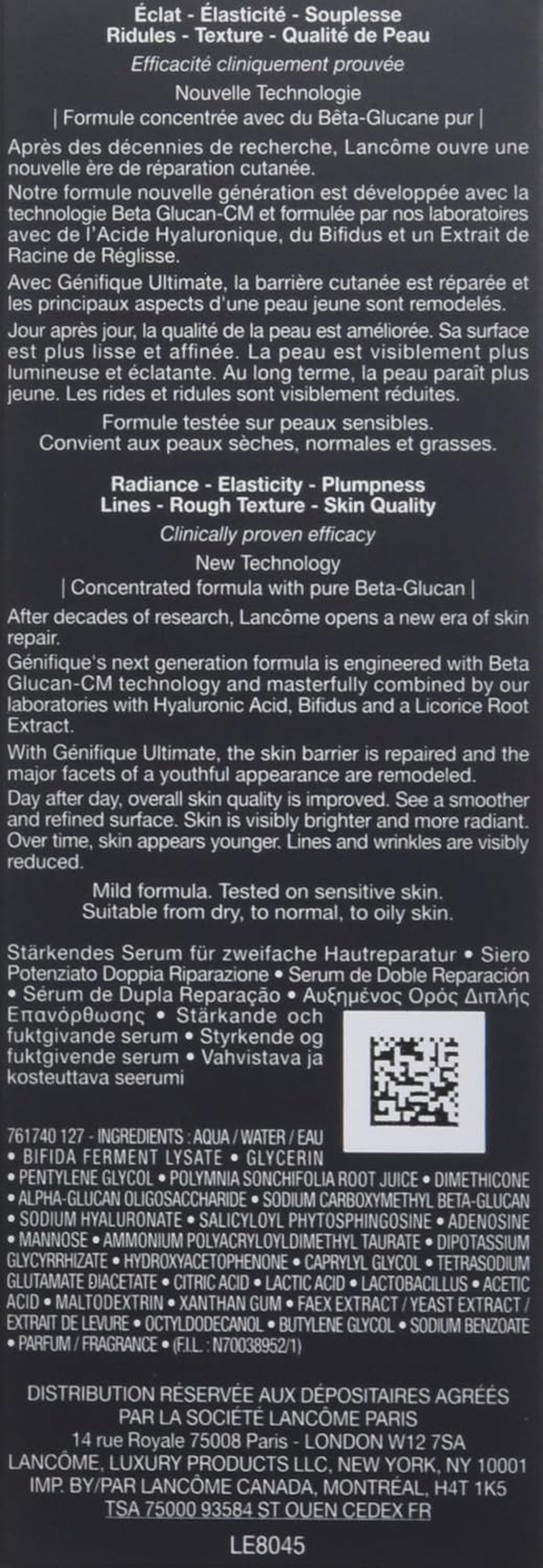 Lanc&ocirc;me GNF ULTIMATE SERUM REFILL B50ML image number 1