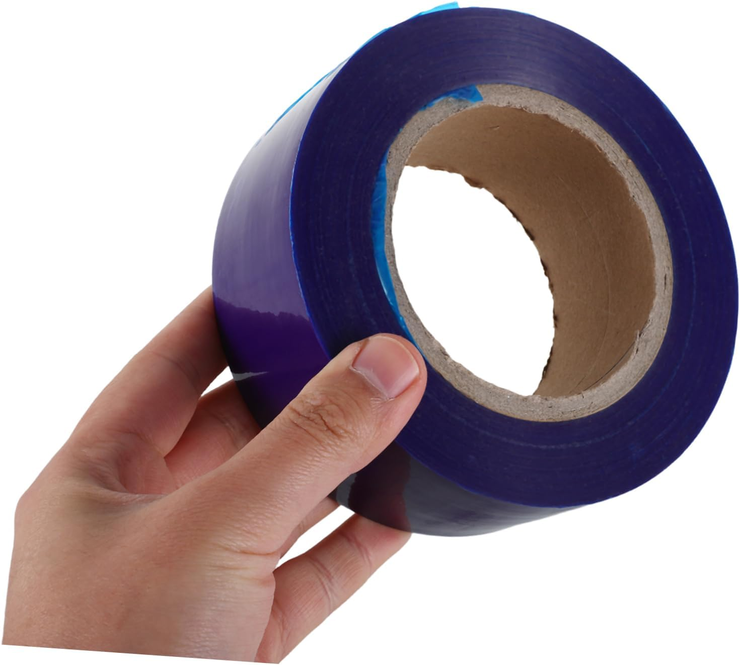 Blue Adhesive Car Rim Tape for Auto Wheels High Adhesion Protective Strip for Mountain Road Vehicles Easy to Install Tire Rim Protector Tape for Hub Protection image number 4