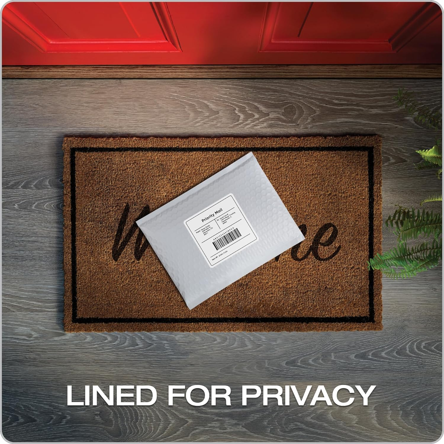 Quality Park Bubble Mailers, 6 X 9 Inch, White Poly Mailers, Padded Envelopes, Shipping Envelopes, Water Resistant, Self Seal, 50 per Box (QUA85856), Plastic image number 3