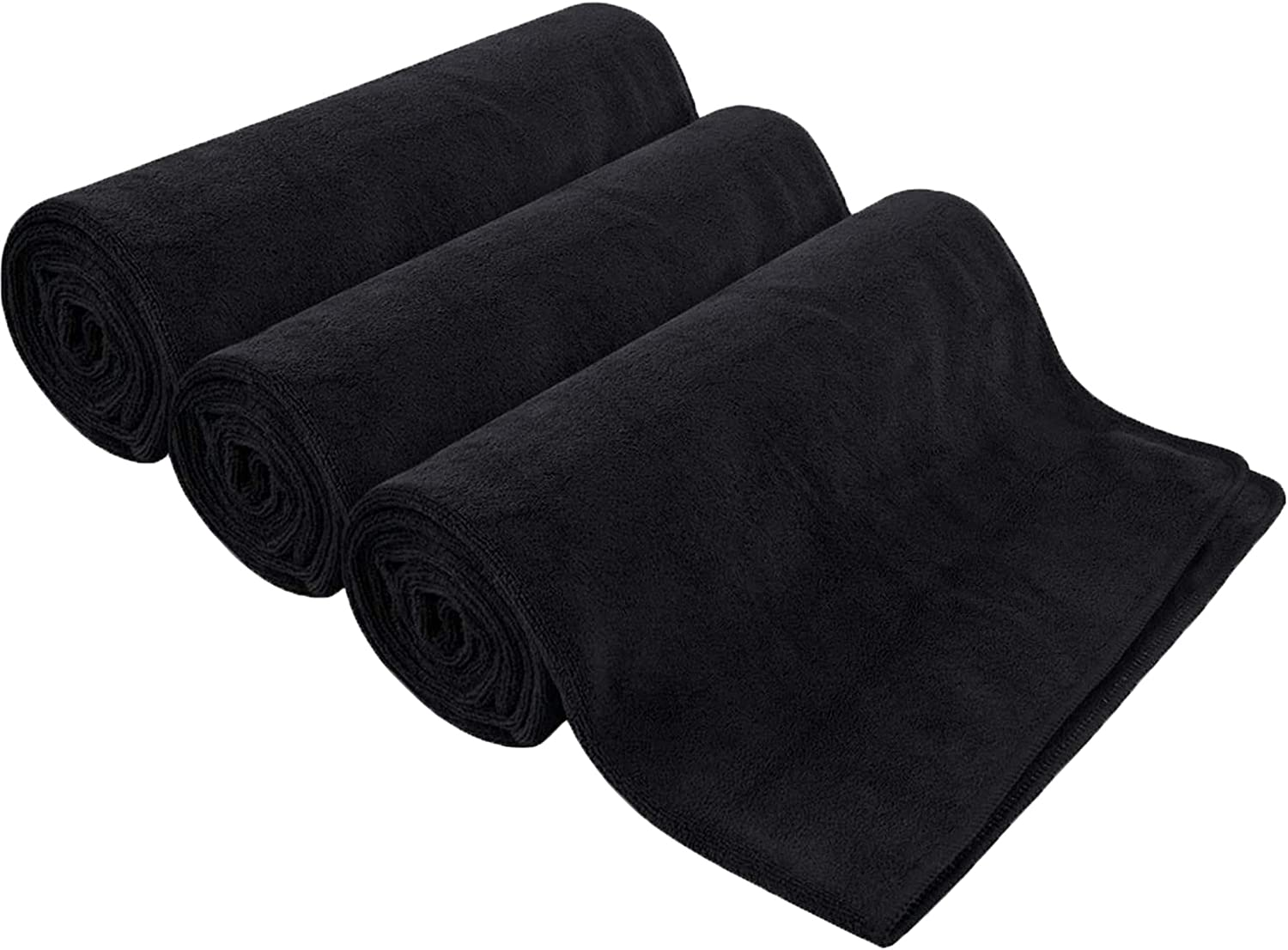 3 Pack Gym Towels, Drying and Absorbent Microfiber Sports Towels, Lightweight Multipurpose Gym Exercise 40Cm X80Cm image number 4