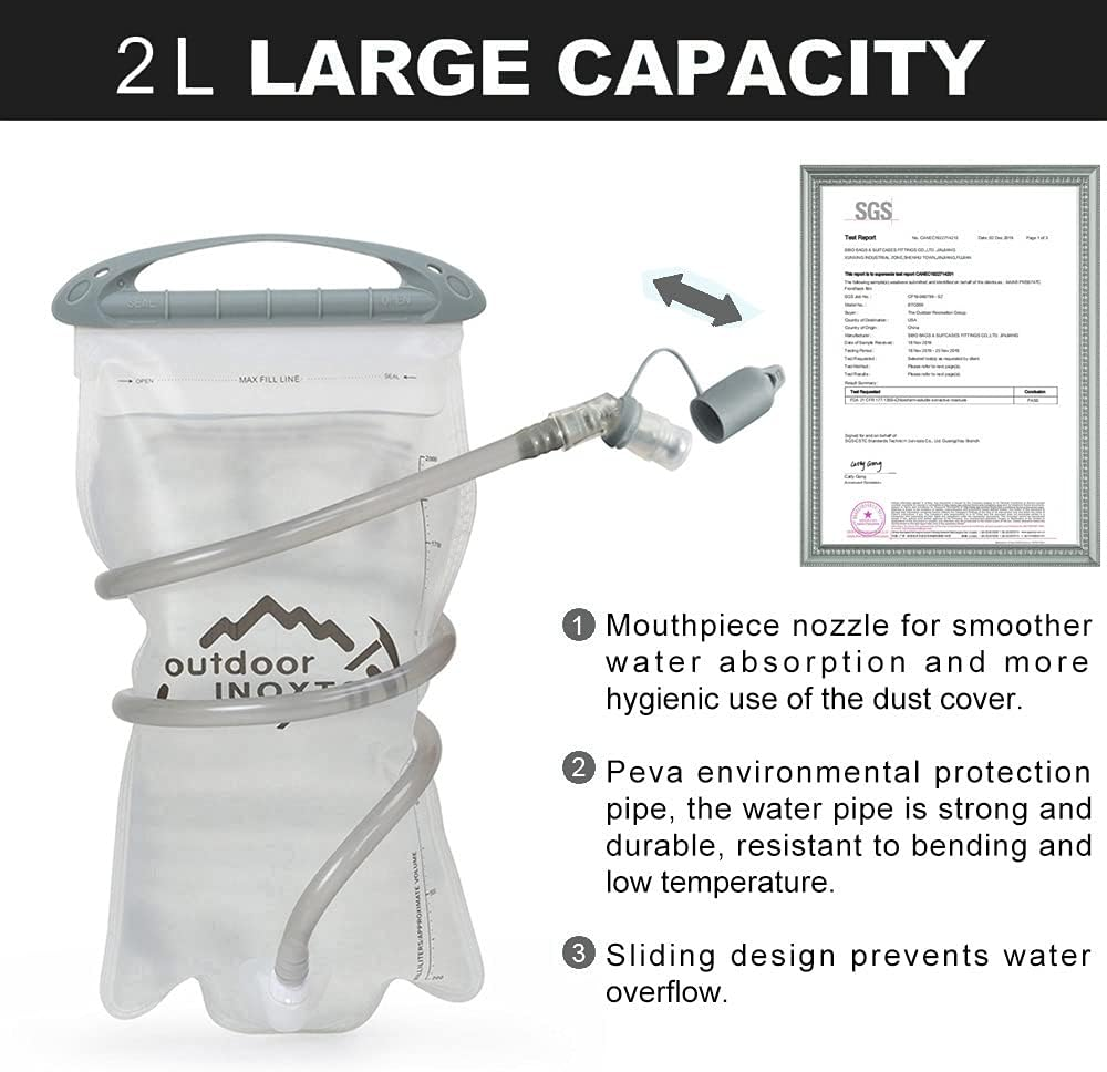 INOXTO Cycling Backpack Lightweight Men Women Outdoor Sports Rucksack for Running, Hiking, Cycling, Camping，Riding - Blue White image number 6