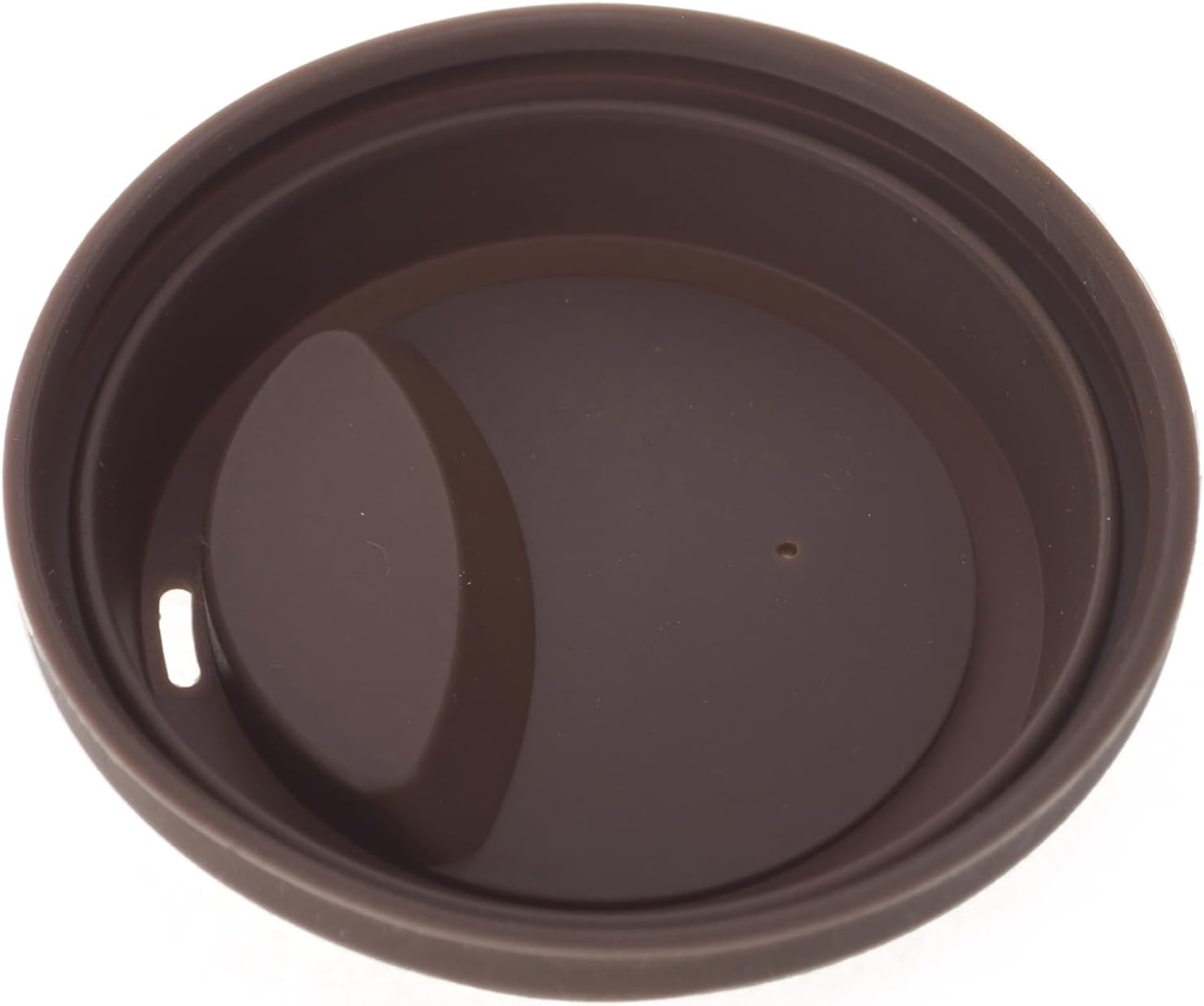 Aspire 6 PCS Silicone Drinking Lid Cup Lids, Reusable Coffee Cup Covers/Lids - White - Black image number 4