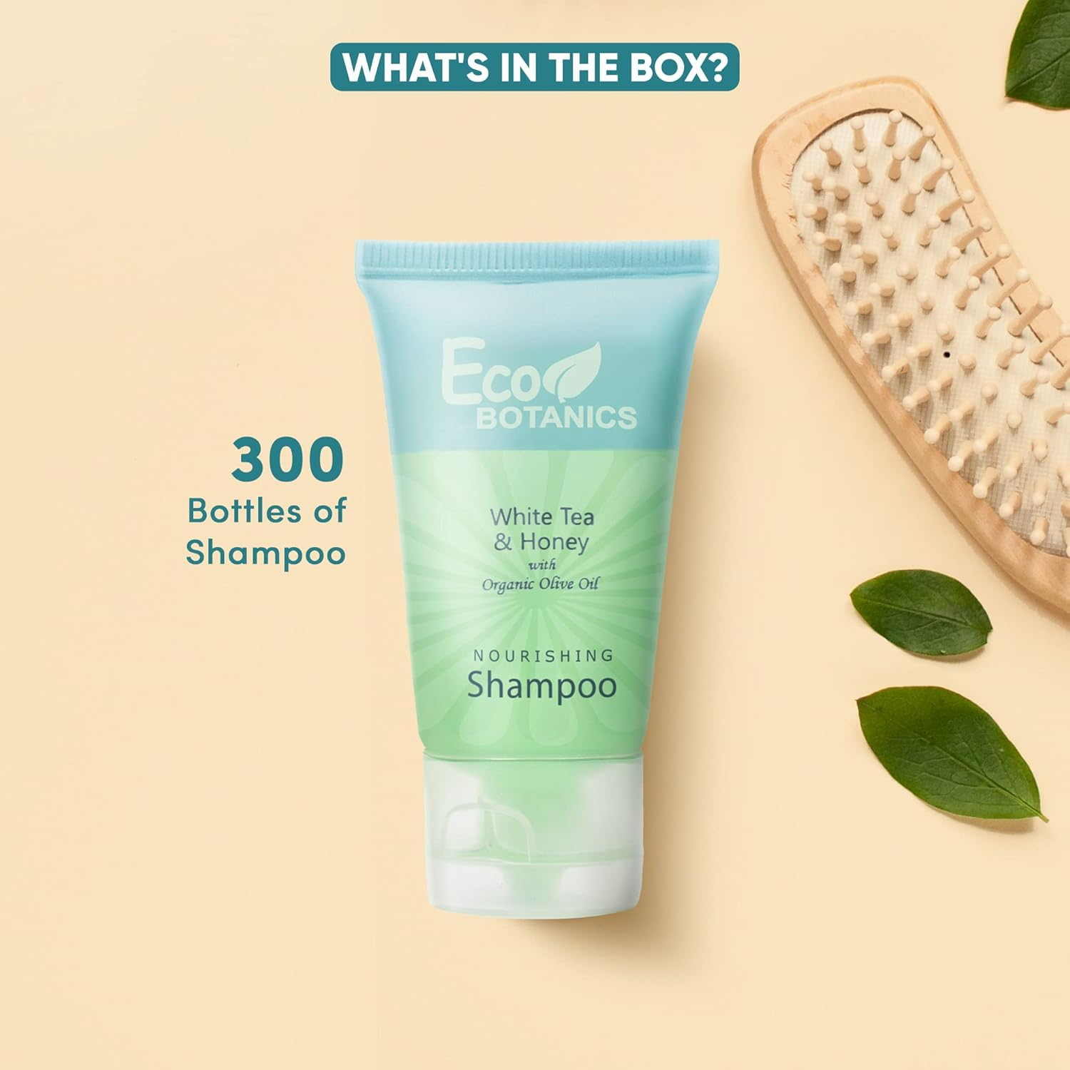 (30Ml, 300 Count) - Eco Botanics Shampoo, 30Ml Tube with Flip Cap with Organic Olive Oil (Case of 300)- Air Bnb, VRBO, Vacation Rental image number 5