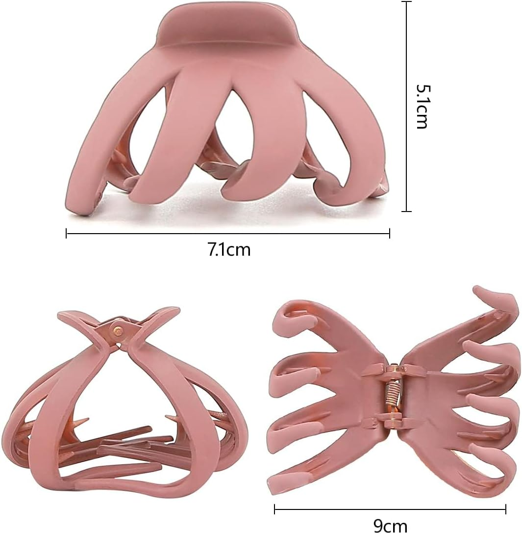 LATRAT Pack of 6 Octopus Hair Clips for Women with Thick Hair for Thick Hair, Non-Slip Hair Clips Claws image number 6