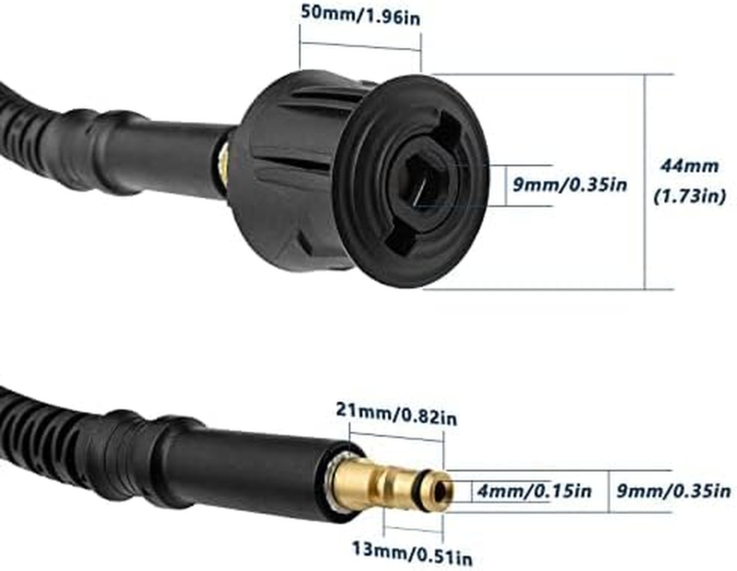15M High Pressure Extension Hose,Connectors Quick Connect for High Pressure Cleaner K2 K3 K4 K5 K6 K7 image number 3