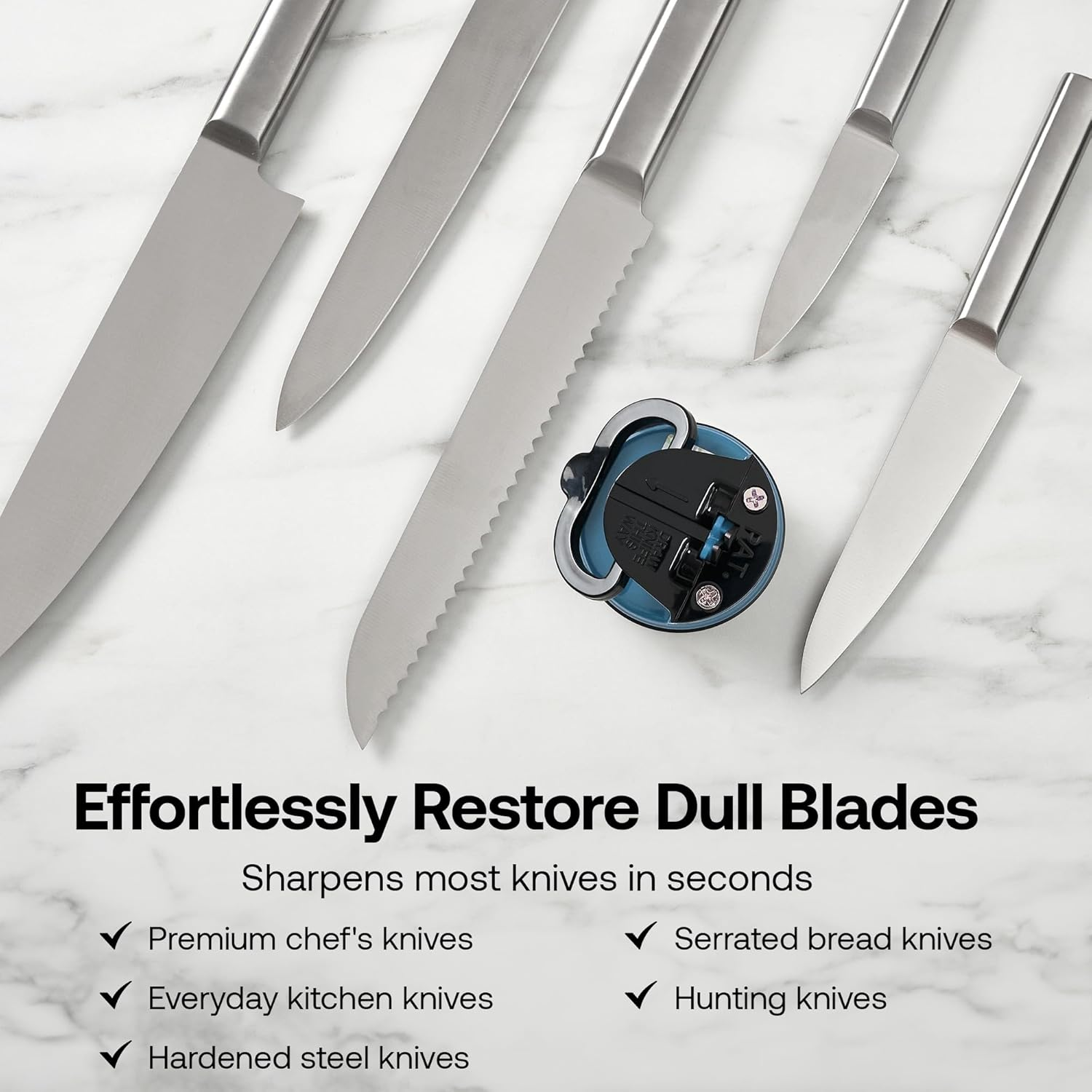 Anysharp ANYSHARP Knife Sharpener, Blue