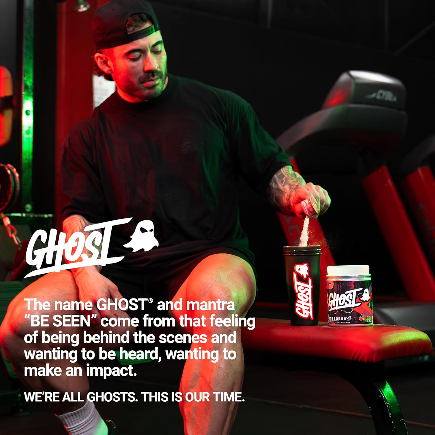 Ghost Legend All Out Pre Workout Supplement 20 Servings, Cherry Limeade image number 5