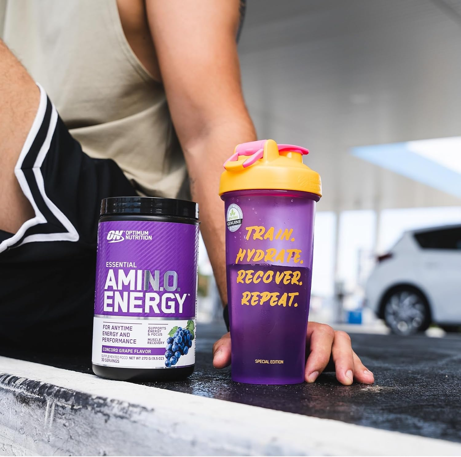 OPTIMUM NUTRITION Amino Energy Powder, Blue Raspberry, 585G 65 Servings image number 6