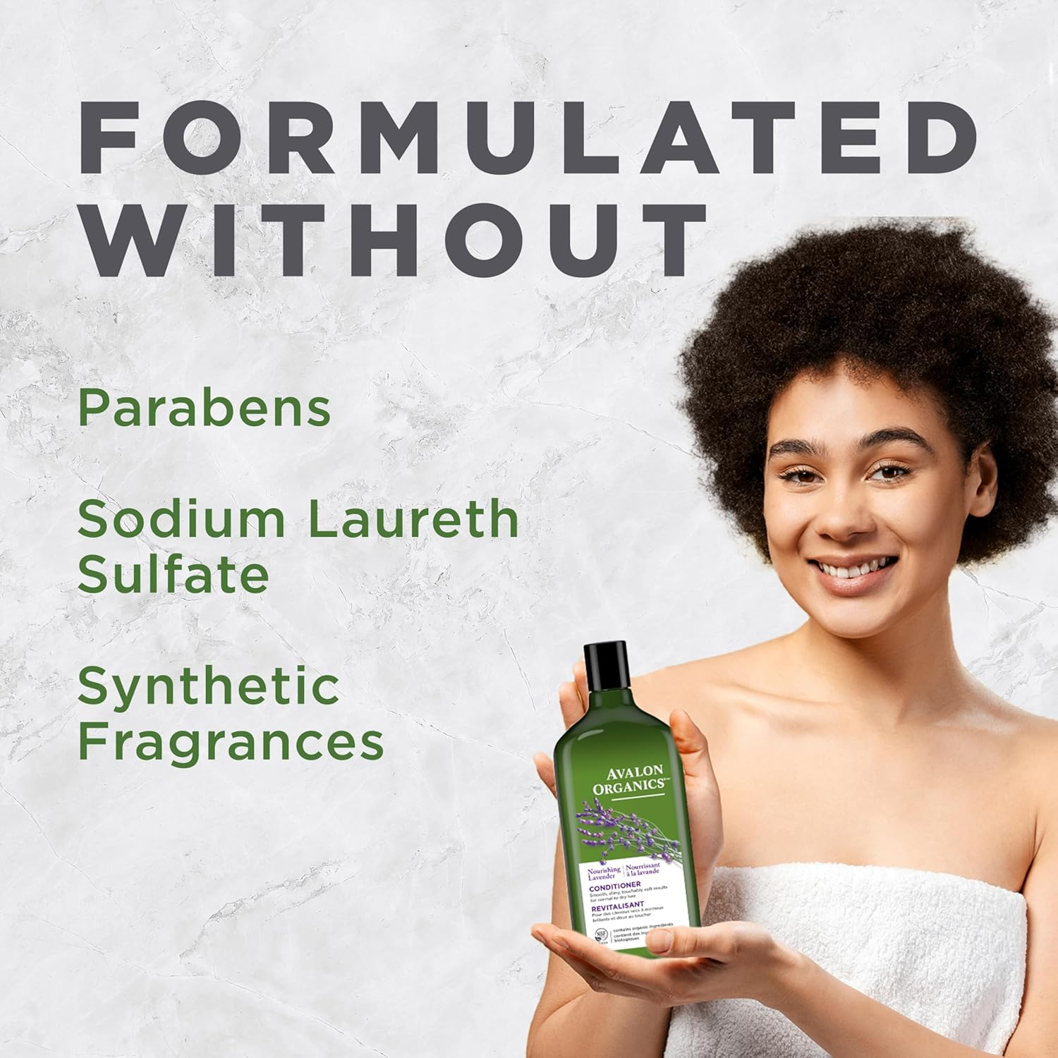 Avalon Organics Conditioner, Lavender, 11 Ounce image number 2