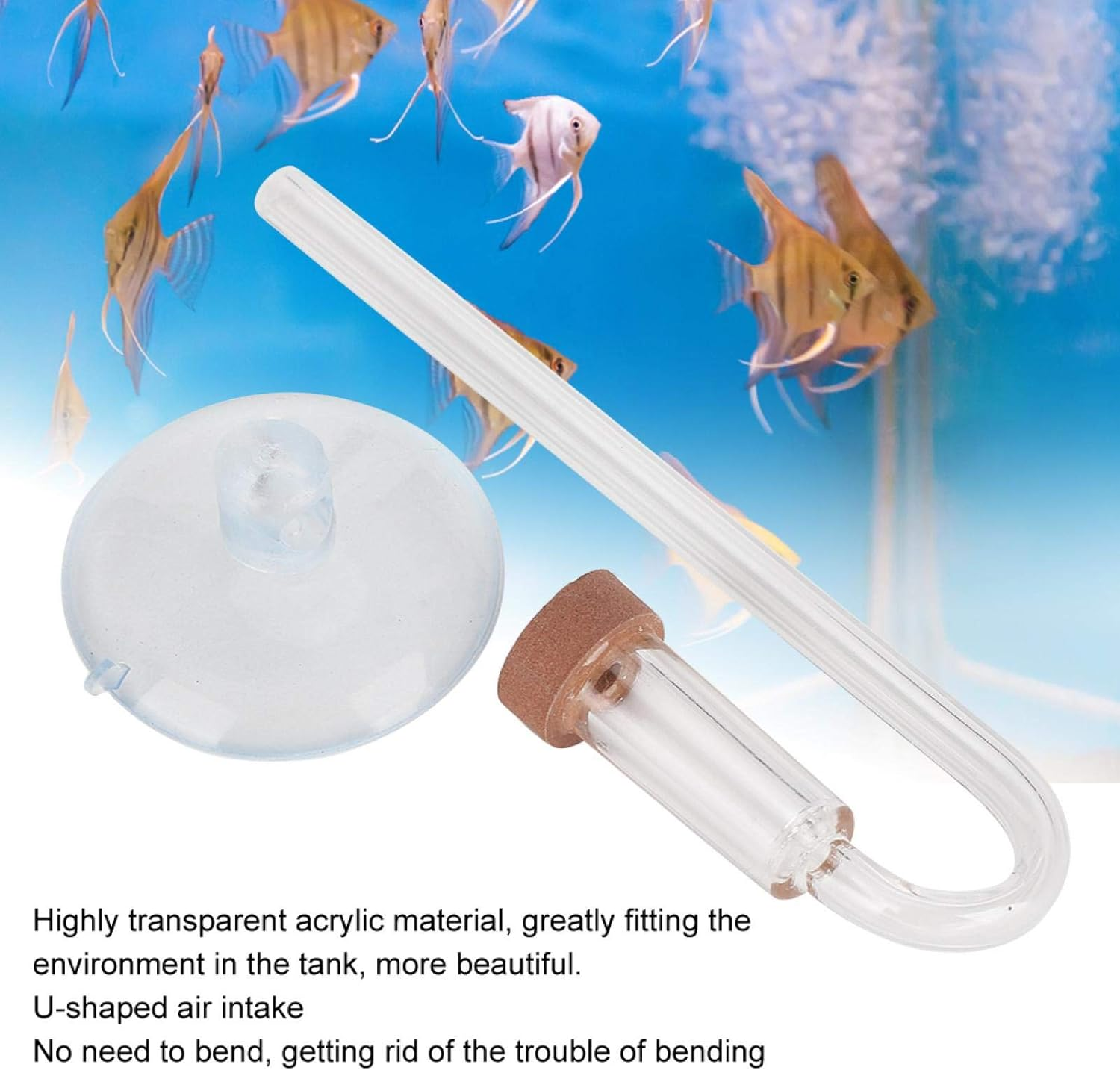CO2 Diffuser, Aquarium Accessories Exquisite Workmanship Aquarium CO2 Refiner, Aquarium for Fish Tank image number 2