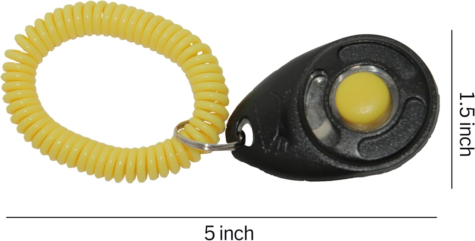 Starmark Pro-Training Clicker for Dogs, Black and Yellow PTCD 1 Count (Pack of 1) image number 2