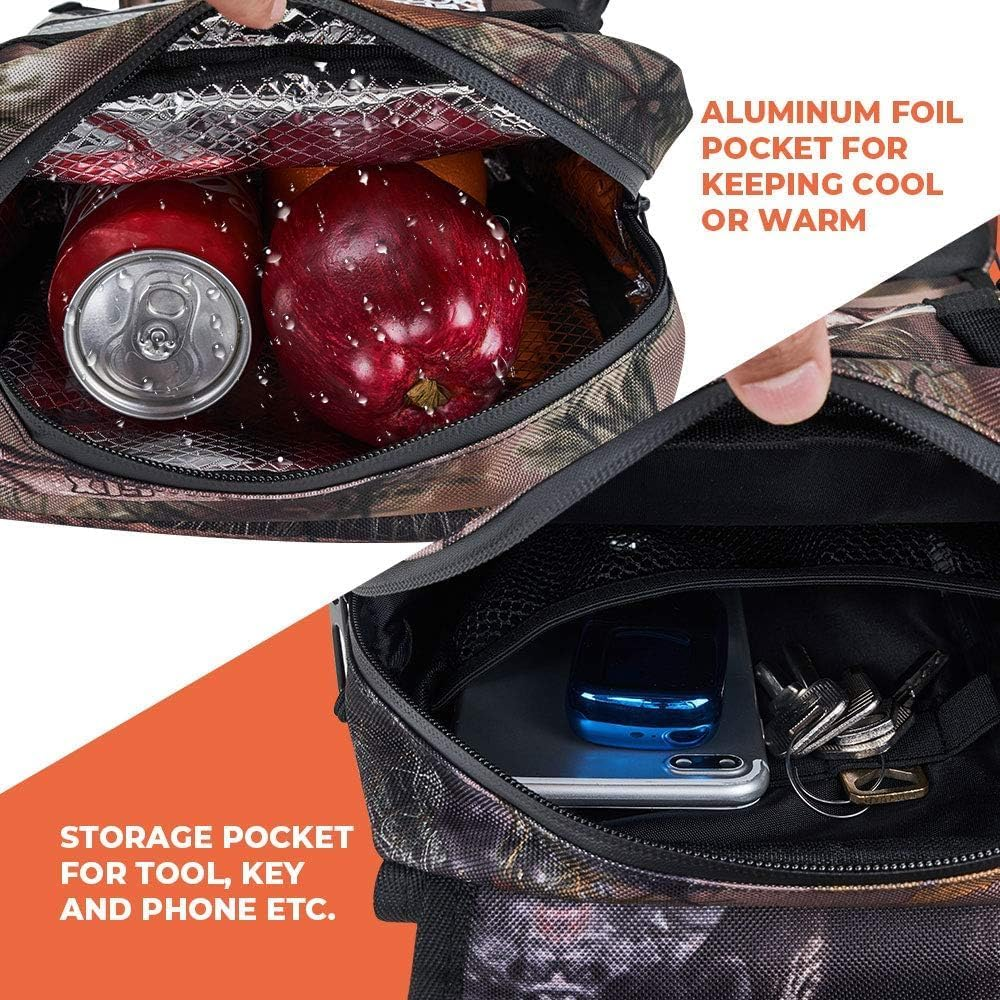 KEMIMOTO ATV Tank Bag Waterproof Cooler ATV Accessories Motorcycle Saddle Bag Compatible with Most ATV and Snowmobile Bicycle image number 4