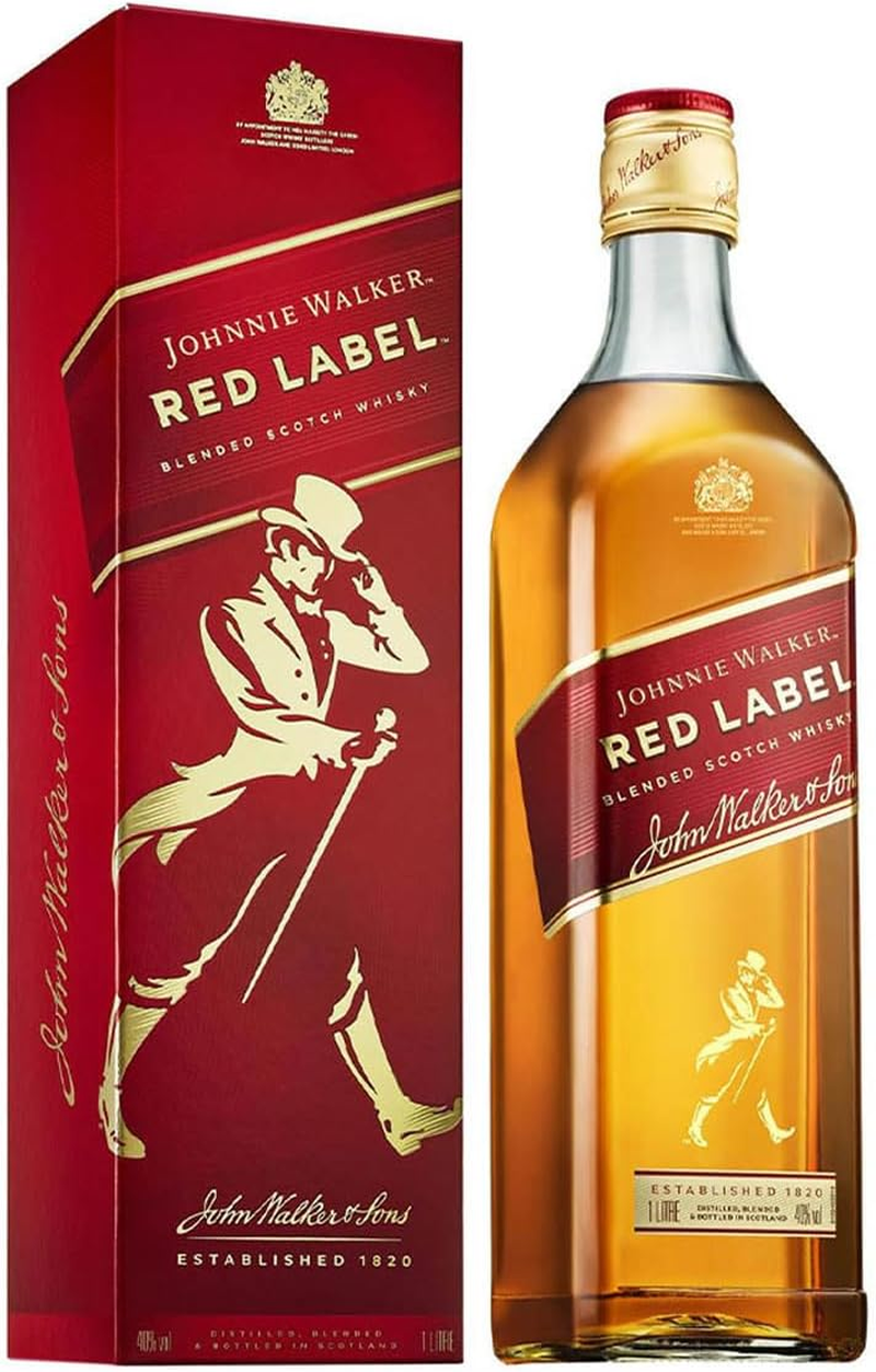 JOHNNIE WALKER RED LABEL 40% 1000ML