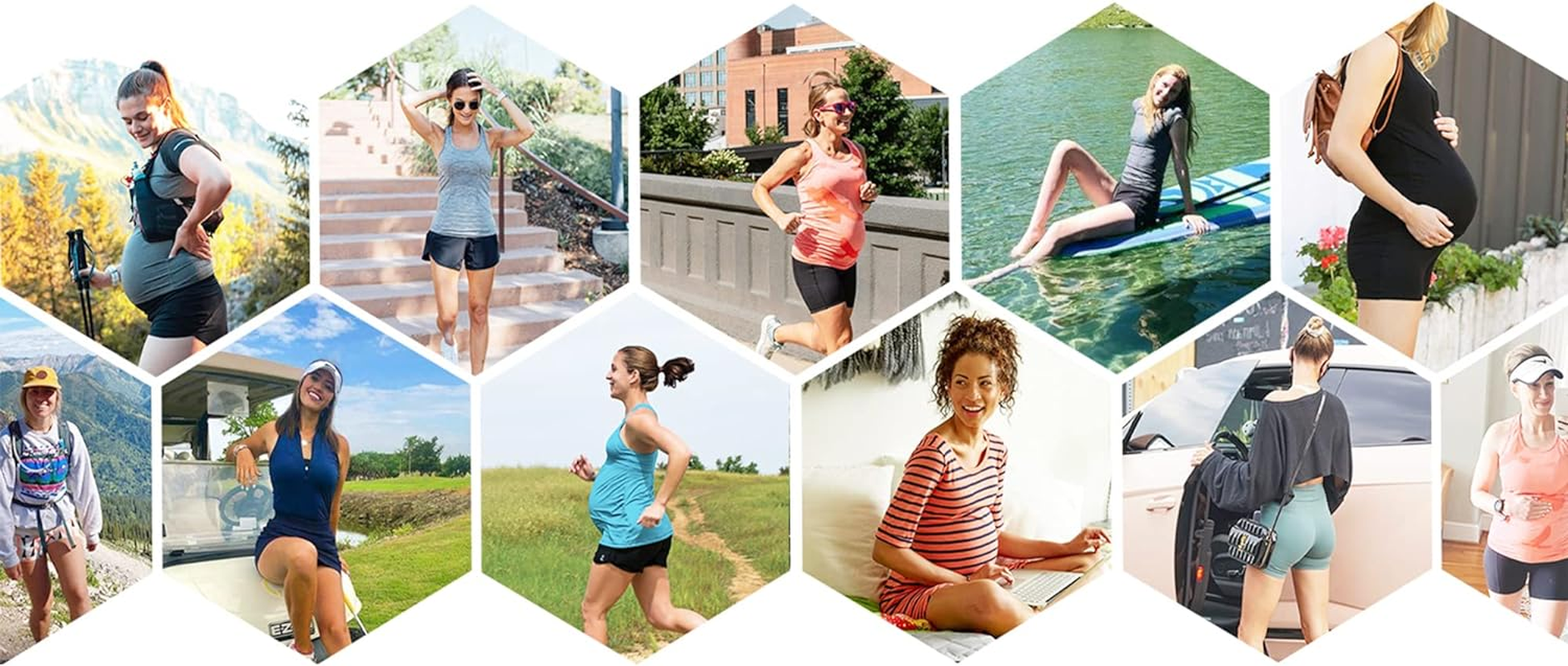 POSHGLAM Women'S Soft Athletic,Casual,Maternity