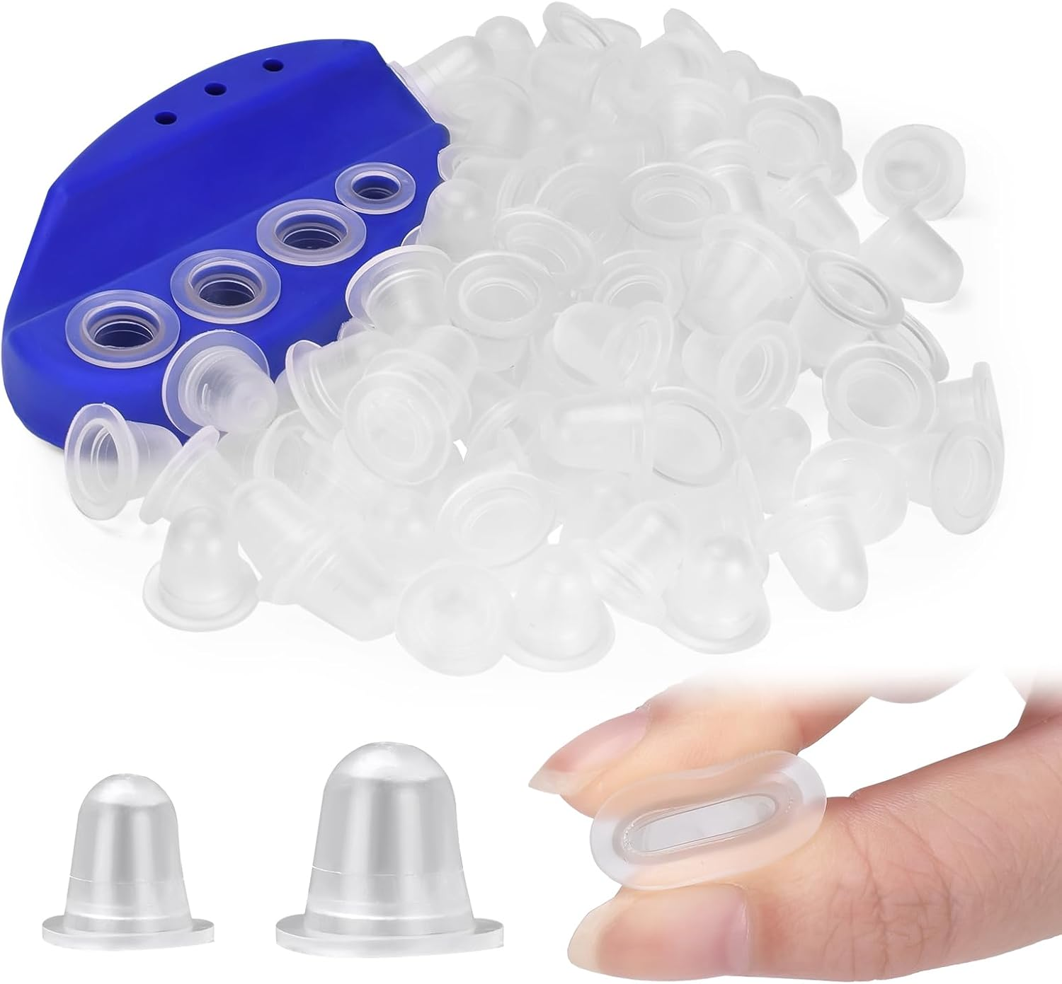 Tattoo Ink Caps 200Pcs Disposable Tattoo Ink Cups Silicone Pigment Ink Caps for Tattooing Pigment Cups for Microblading Tattoo Supply