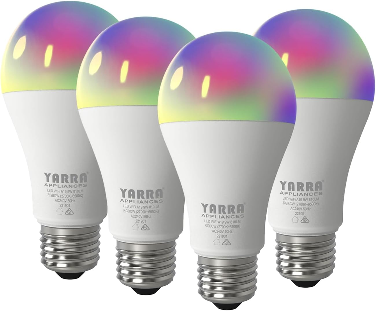 7Pandas PAR38 LED Color Changing Flood Light Bulb with Remote Control, 60W Equivalent 950LM, Dimmable RGB Colored Light Bulbs Compatible with Alexa & Google Assistant, 2Pack