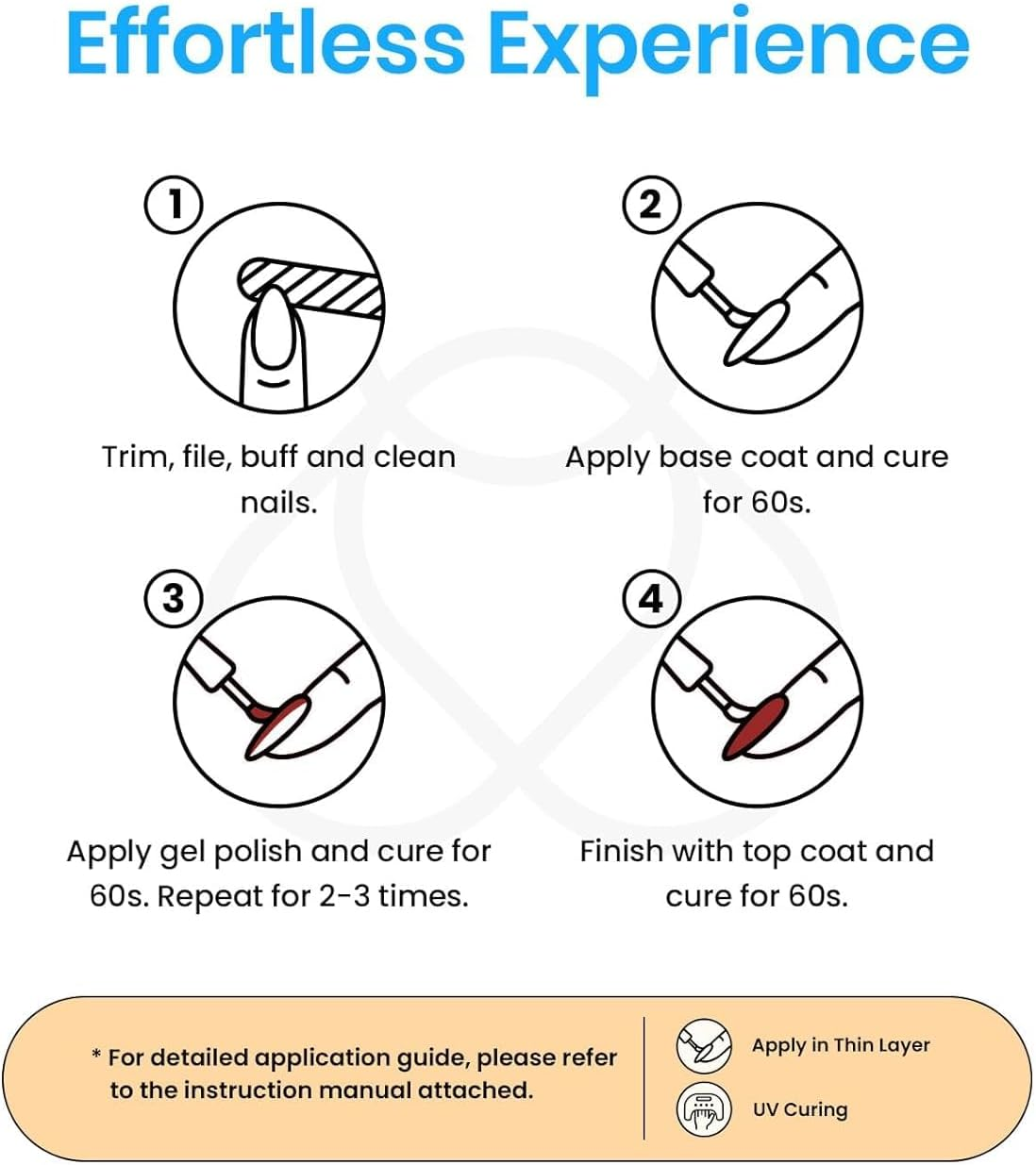 Beetles Gel Polish &ndash; 6 Colours Neon Rainbow Gel Polish Set, Spring Summer Nail Polish Set Soak off UV LED Nail Art for Women image number 5