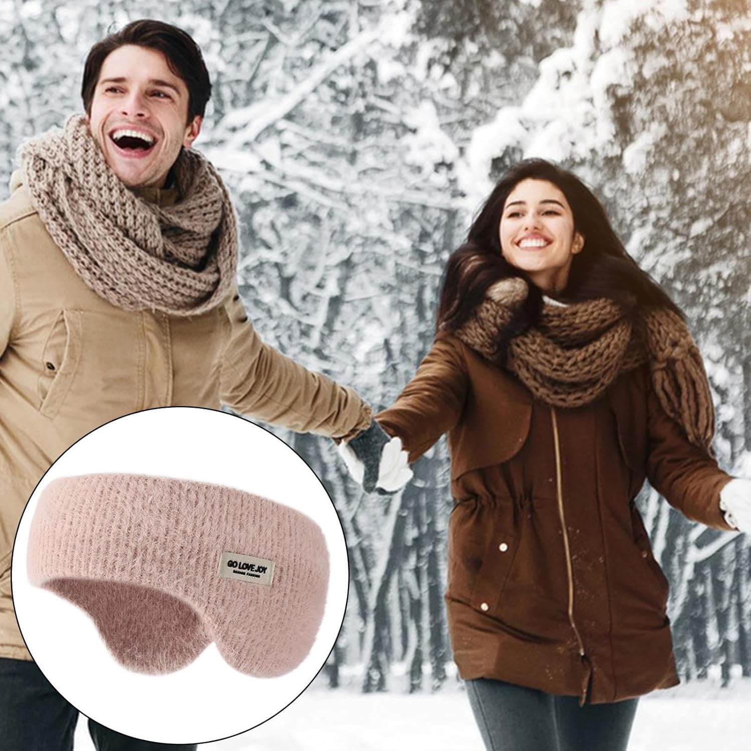 Sleep Ear Muffs, Soundproof Earmuffs for Sleeping, Warmer Adjustable Waterproof Winter Warmth Headbands for Sleepers Concerts Snoring Men Adults Women - 2 image number 6