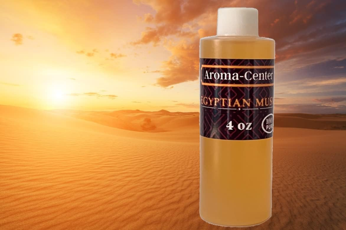 AROMA-CENTER Egyptian Musk Fragrance Body Oil. Scented Fragrance. (4 OZ)
