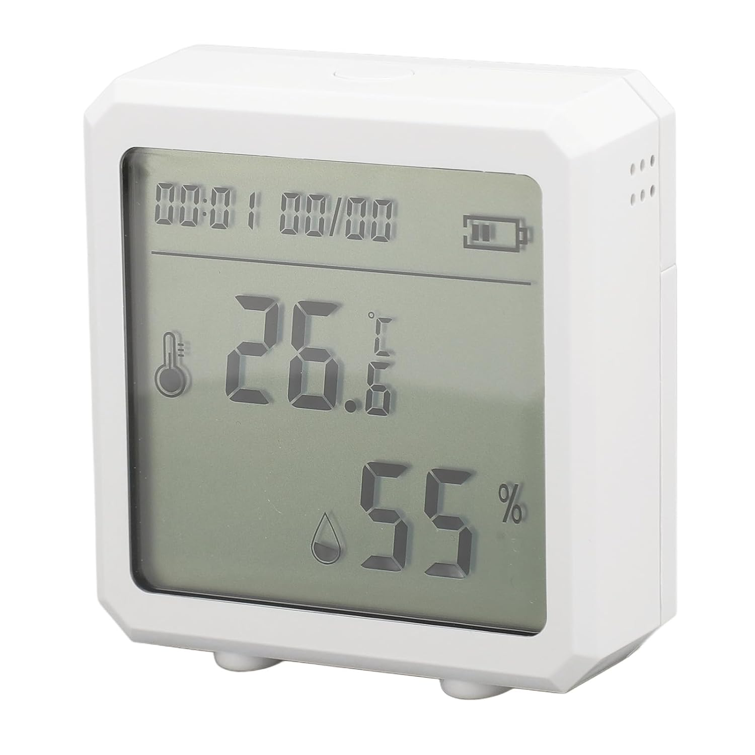 Wireless Wifi Digital Temperature Humidity Monitor, Smart Remote Sensor with LCD Display for Home Smart Life App, Ideal for Home, Bedroom, Baby Room, Office, Greenhouse, Cellar image number 2