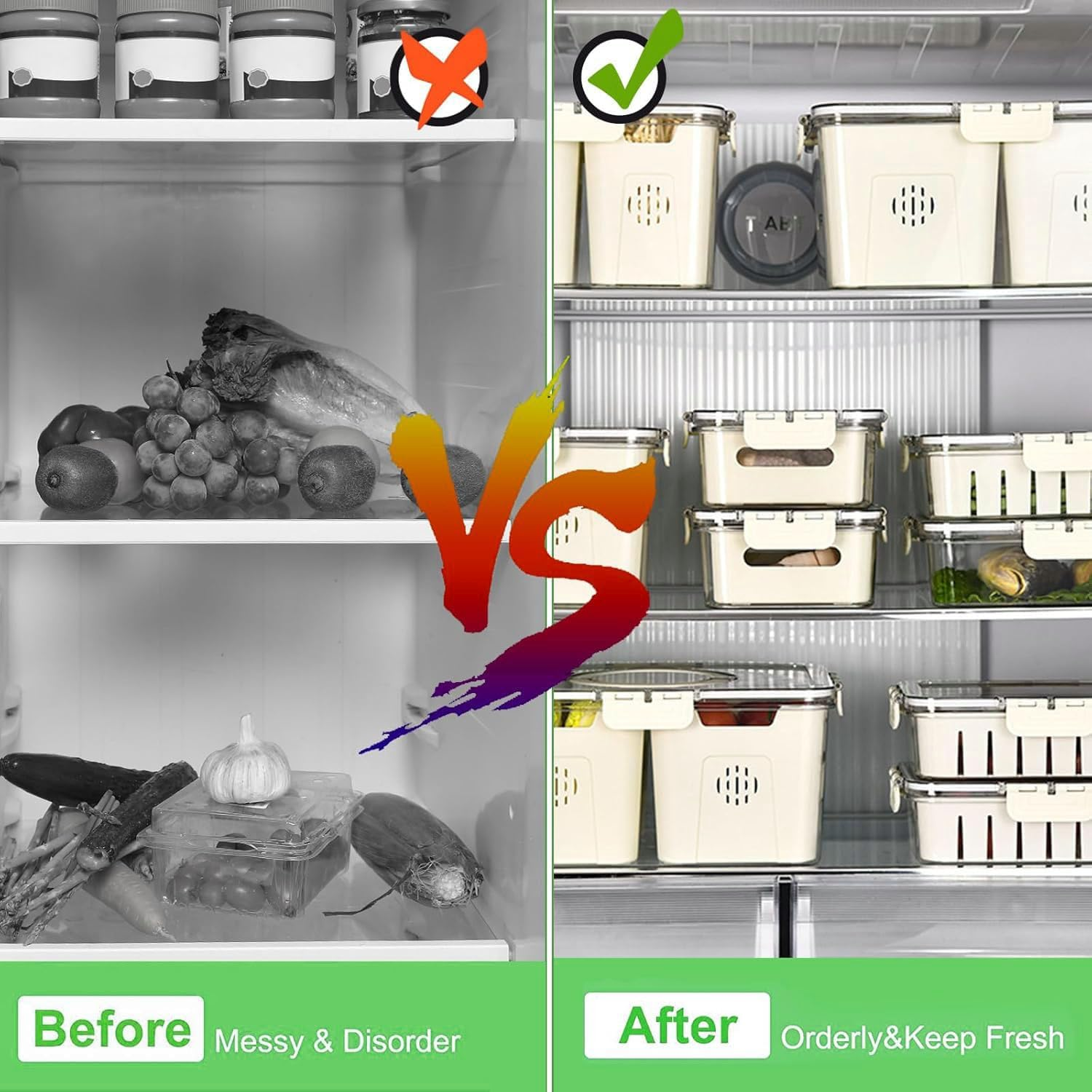 2 Pack Snackle Box Container,Portable Snack Box Compartment Divided Serving Tray with Lid and Handle,Clear Storage Organizer for Fruit Candy Nuts Veggie Perfect for Road Travel Party image number 4