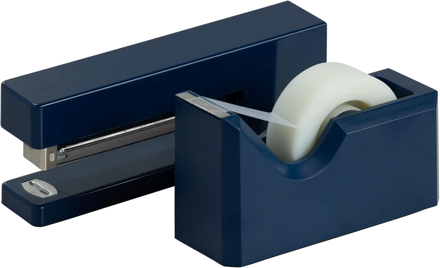 JAM PAPER Office & Desk Sets - 1 Stapler & 1 Tape Dispenser - Gold - 2/Pack