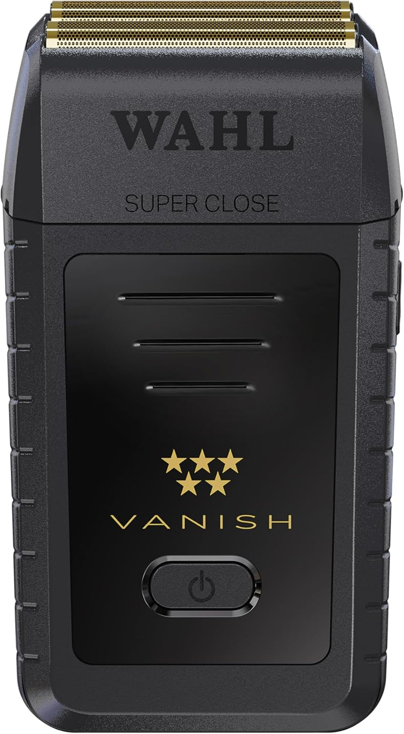 Wahl Professional 5-Star Series Vanish Shaver, Essential for Barbers and Haie Stylists. This Detailed Finishing Tool Creates Smooth, Ultra-Close Bump-Free Shave without Irritation.