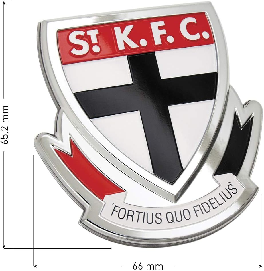 Fan Emblems St. Kilda Saints 3D Chrome AFL Supporter Badge image number 4