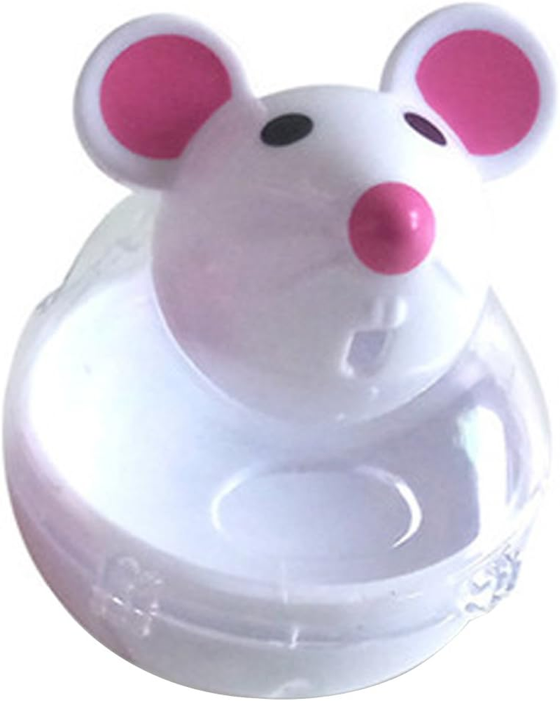 Legendog Cat Slow Feeder Cat Food Ball Mice Tumbler Shaped Pet Treat Ball Cat Food Toy Ball Pet Food Ball (White) image number 3