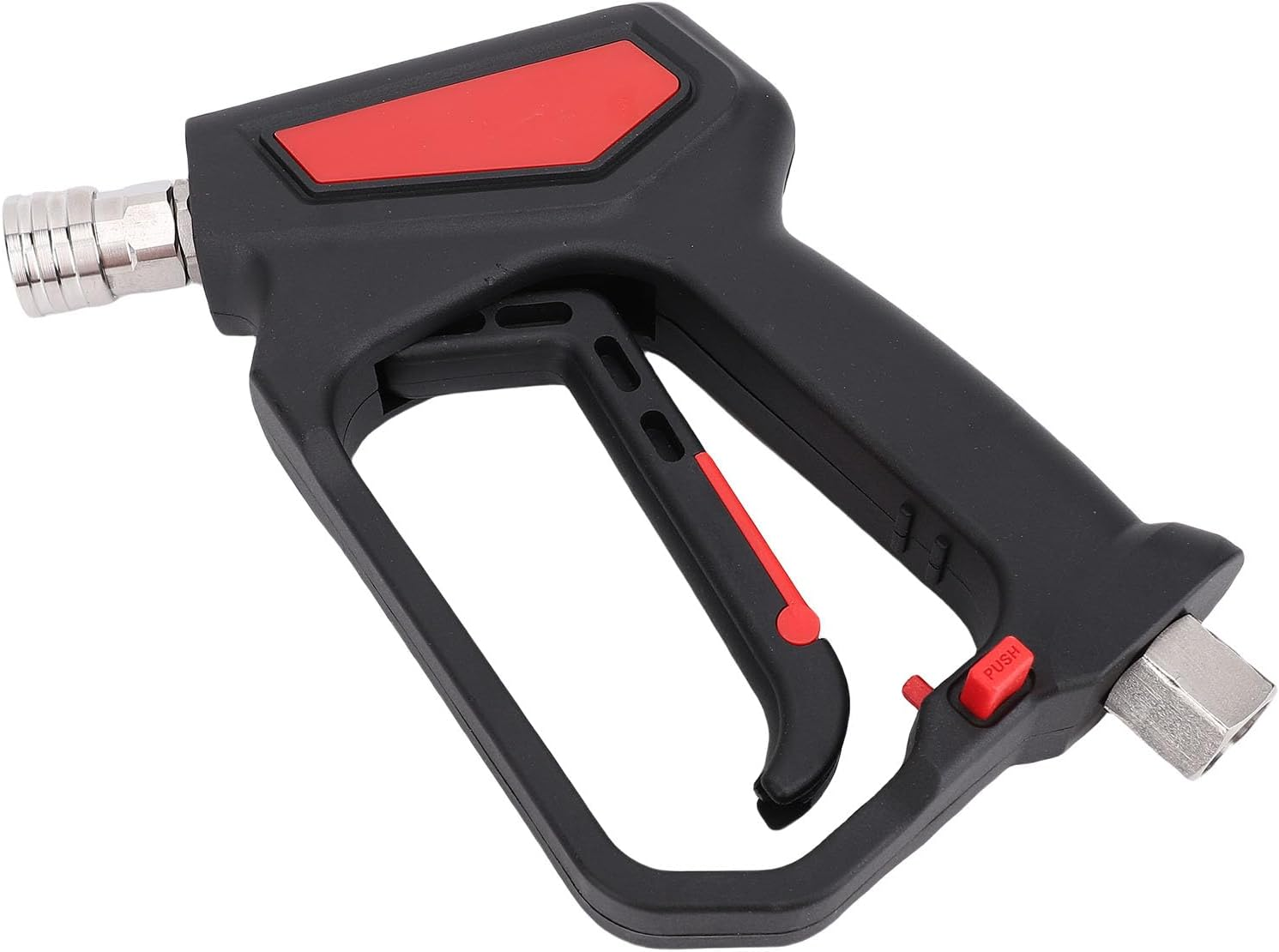 Hyuduo 5000 PSI High Pressure Washer Gun Powerful Spray Gun with Brass Metal Plastic for Car Motorcycle Watering Plants Kitchens Bathrooms Long Lasting & Locking Handle 300℉ Max Temp