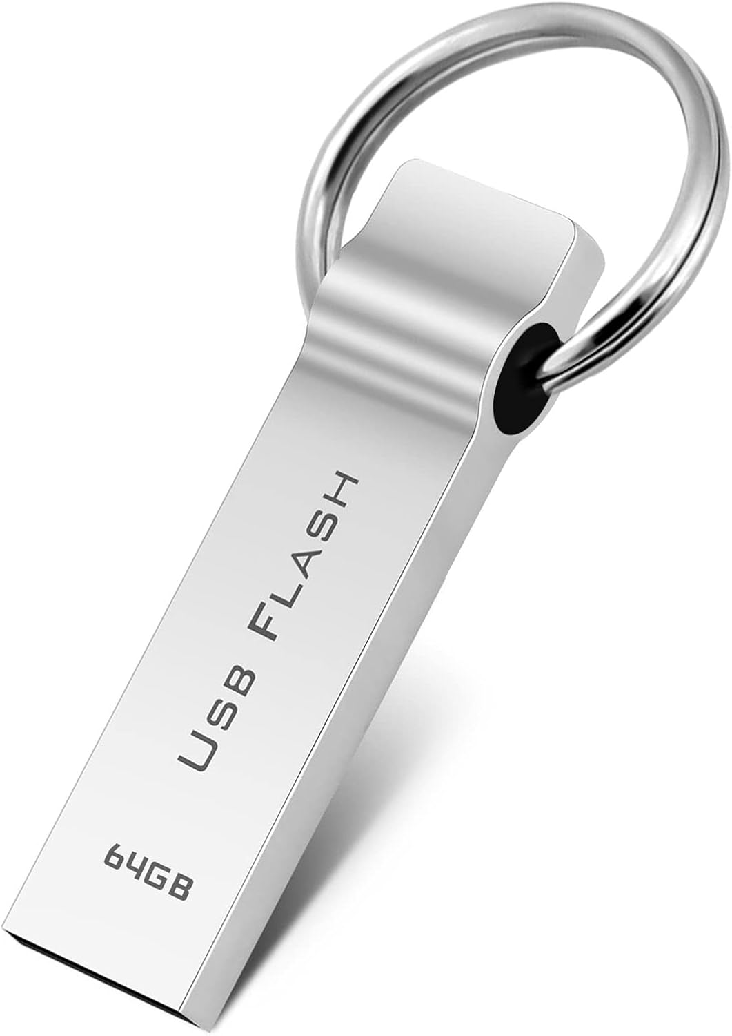 Cticoal USB Thumb Drive 64GB High Speed Pendrive 3.0 Waterproof USB Drive Metal USB Flash Drive Silver Pen Drive Typically Used for Copying or Storing Data image number 4