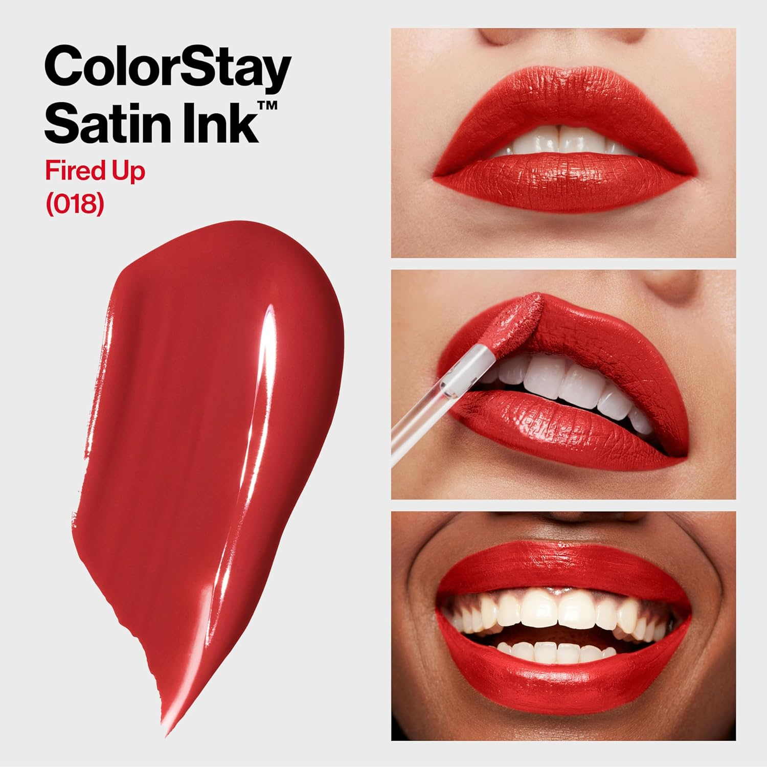 Revlon Colorstay Satin Ink Liquid Lipstick, Fired Up, 5 G image number 5