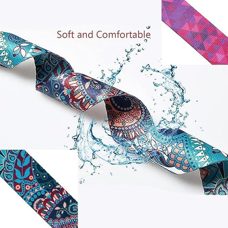 Adjustable and Organic Cotton Yoga Mat Carry with 2 Packs Portable Elastic Travel and Gym - Double Strap, Eco-Friendly Straps for All Mat Sizes (Fitness Enthusiasts) image number 5