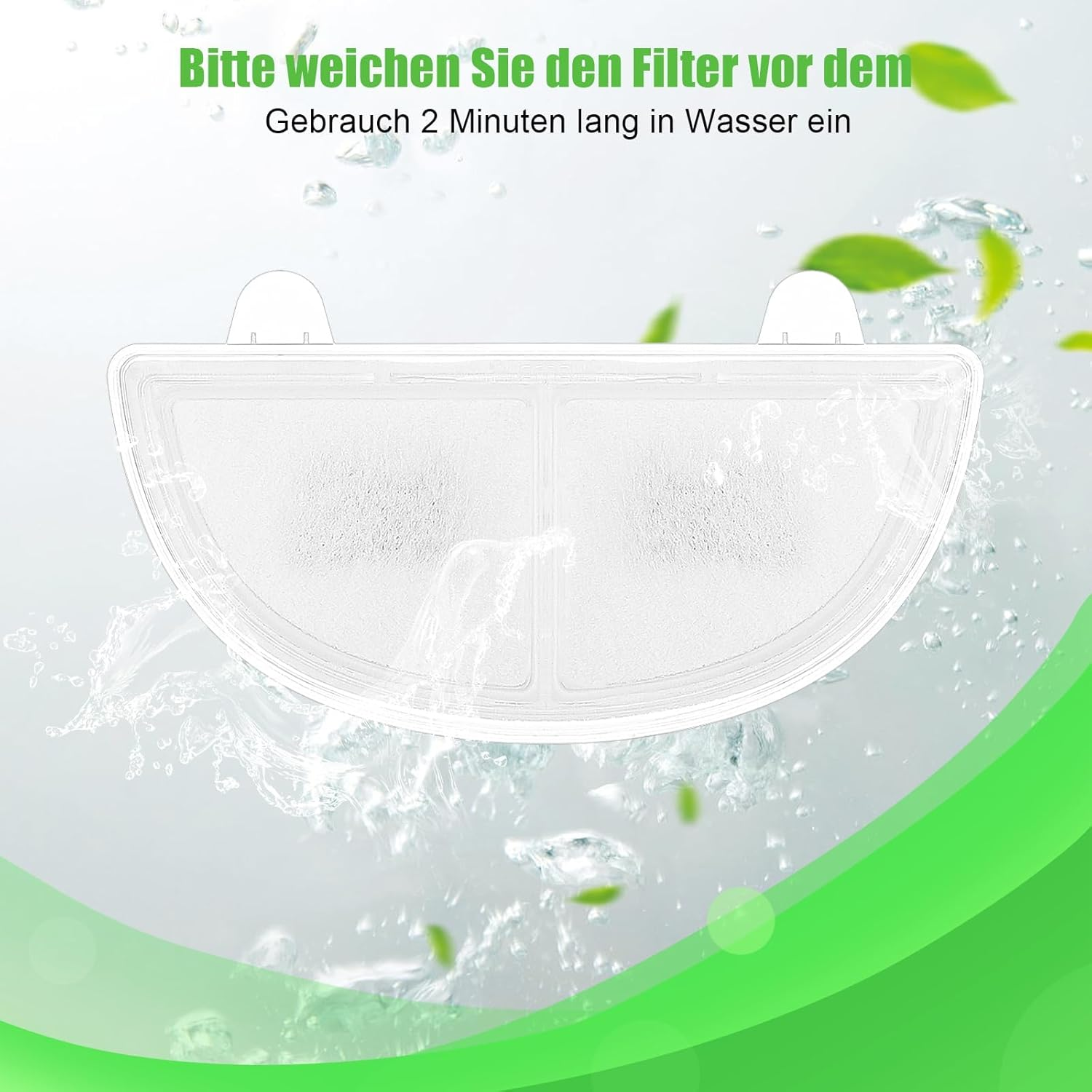 Pack of 3 Cat Fountain Filter Cat Fountain, Multiple Filtering Activated Carbon Drinking Fountain for Cats Cat Fountain Wireless Cat Fountain for Cats Drinking Fountain for Dogs image number 6