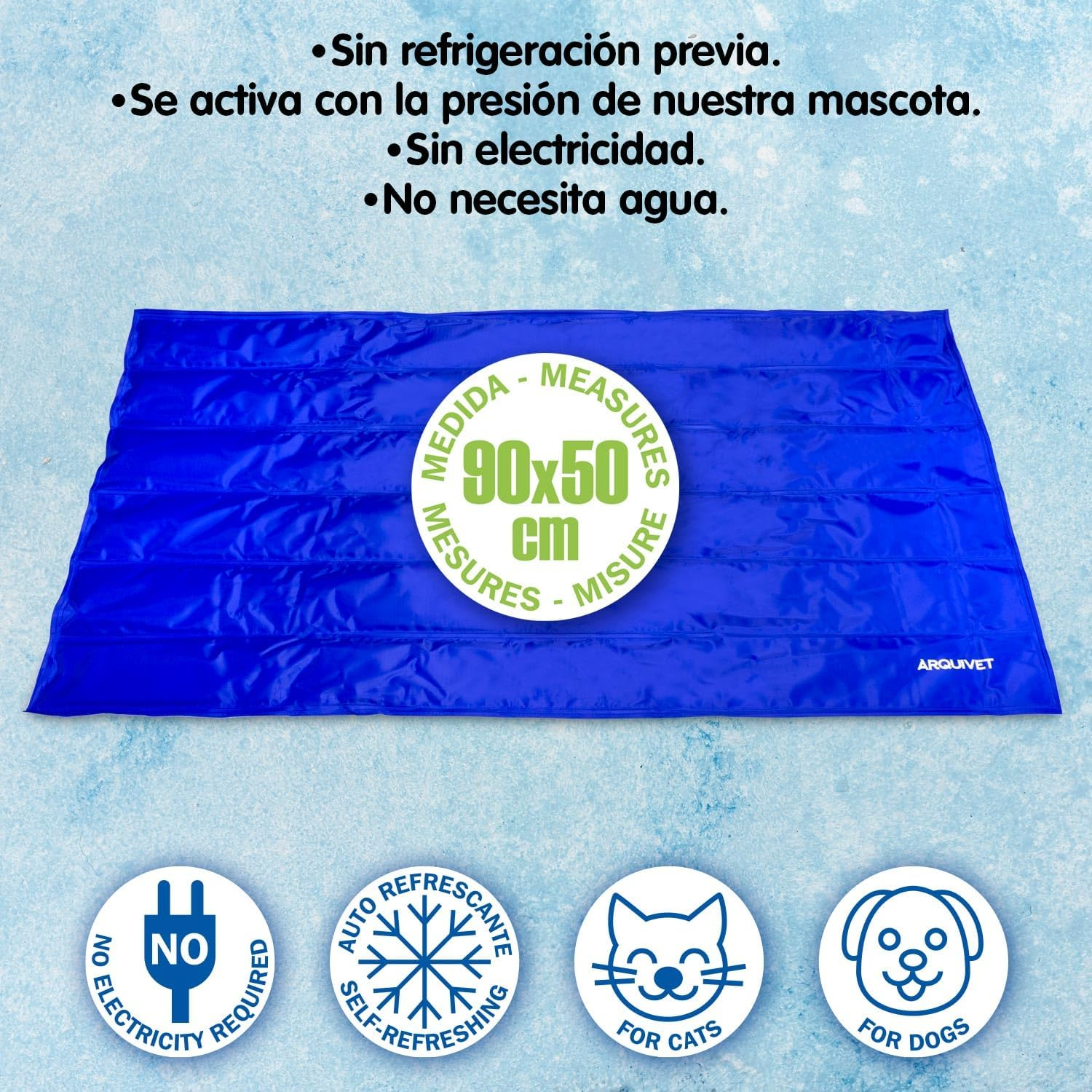 Arquivet - Cooling Mat for Dogs and Cats 50 X 90 Cm image number 2