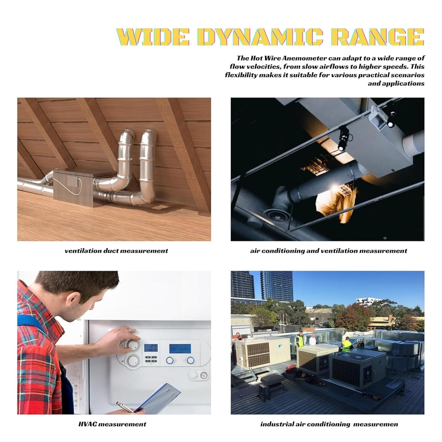 Digital Wind Speed, Mini Weather Meter for Sailing Kite Flying Surfing Fishing Boating Hiking, Temperature Humidity Sensor image number 2