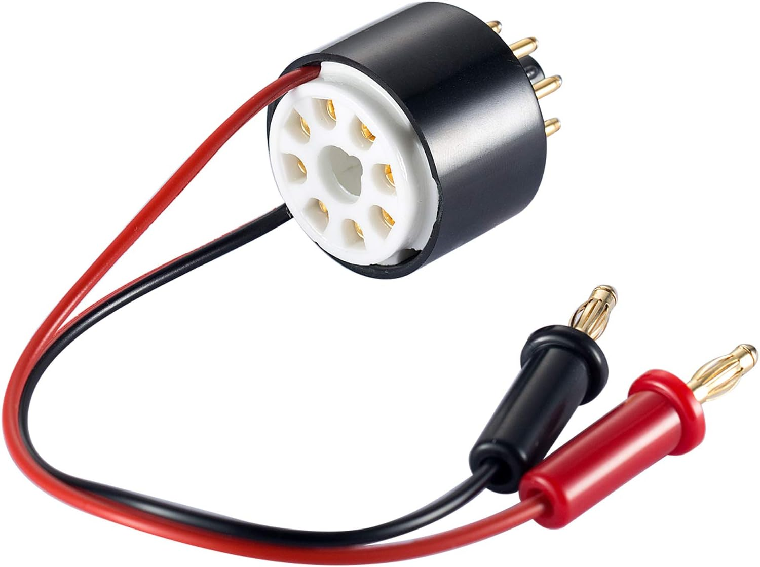 Nobsound Vacuum Tube Amp Amplifier Plate Bias Current Probe Tester 8 Pin Socket for EL34, KT88, 6L6, 6V6, 5881, 6550, KT66, KT100, KT120, 7027 (CT1-C, Cathode Current) image number 2