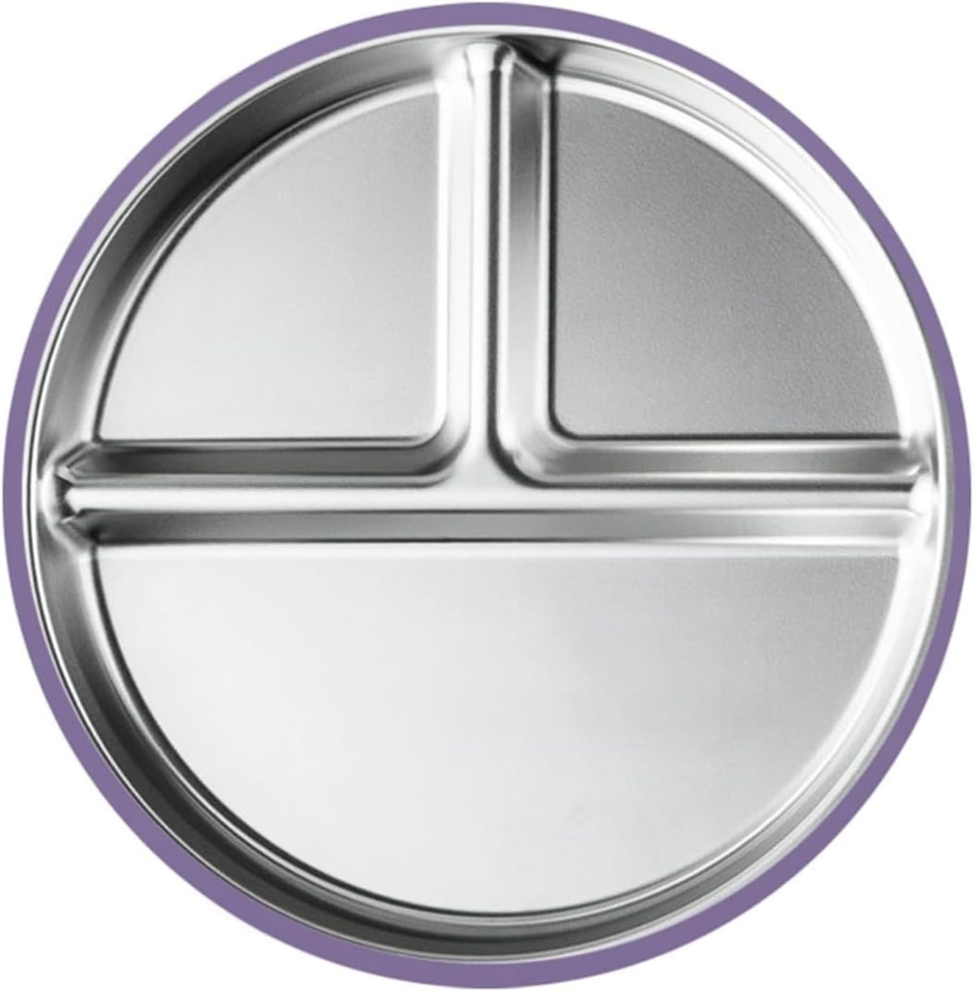 2 PC Stainless Steel Plates for Kids, Stainless Steel Toddler Plate Stainless Steel Baby Suction Plates Baby Suction Plates for Babies and Toddlers (2 Pack) image number 4