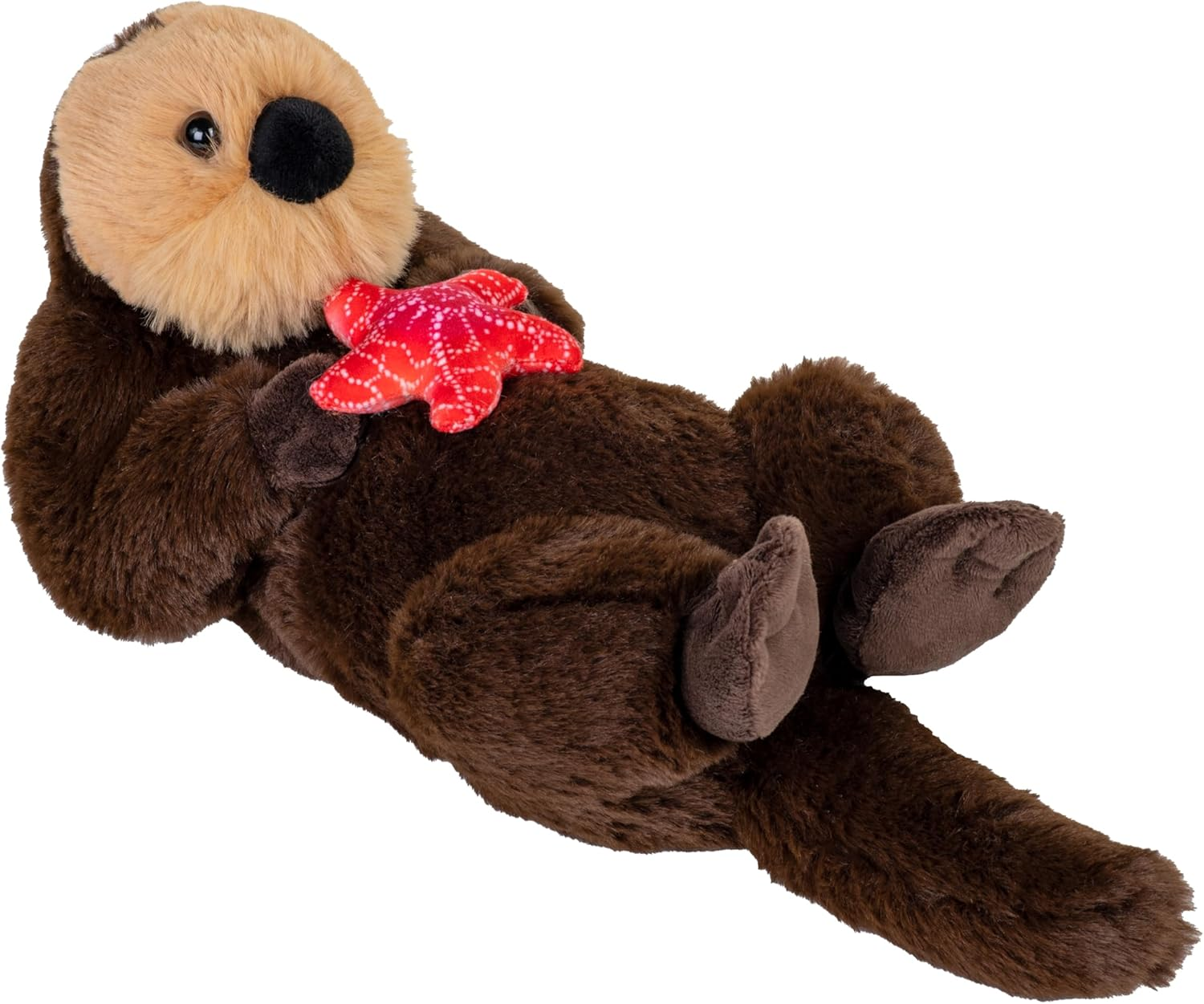 Wild Republic Earthkins Mini Sea Otter, Stuffed Animal, 8 Inch, Plush Toy, Eco-Friendly image number 1