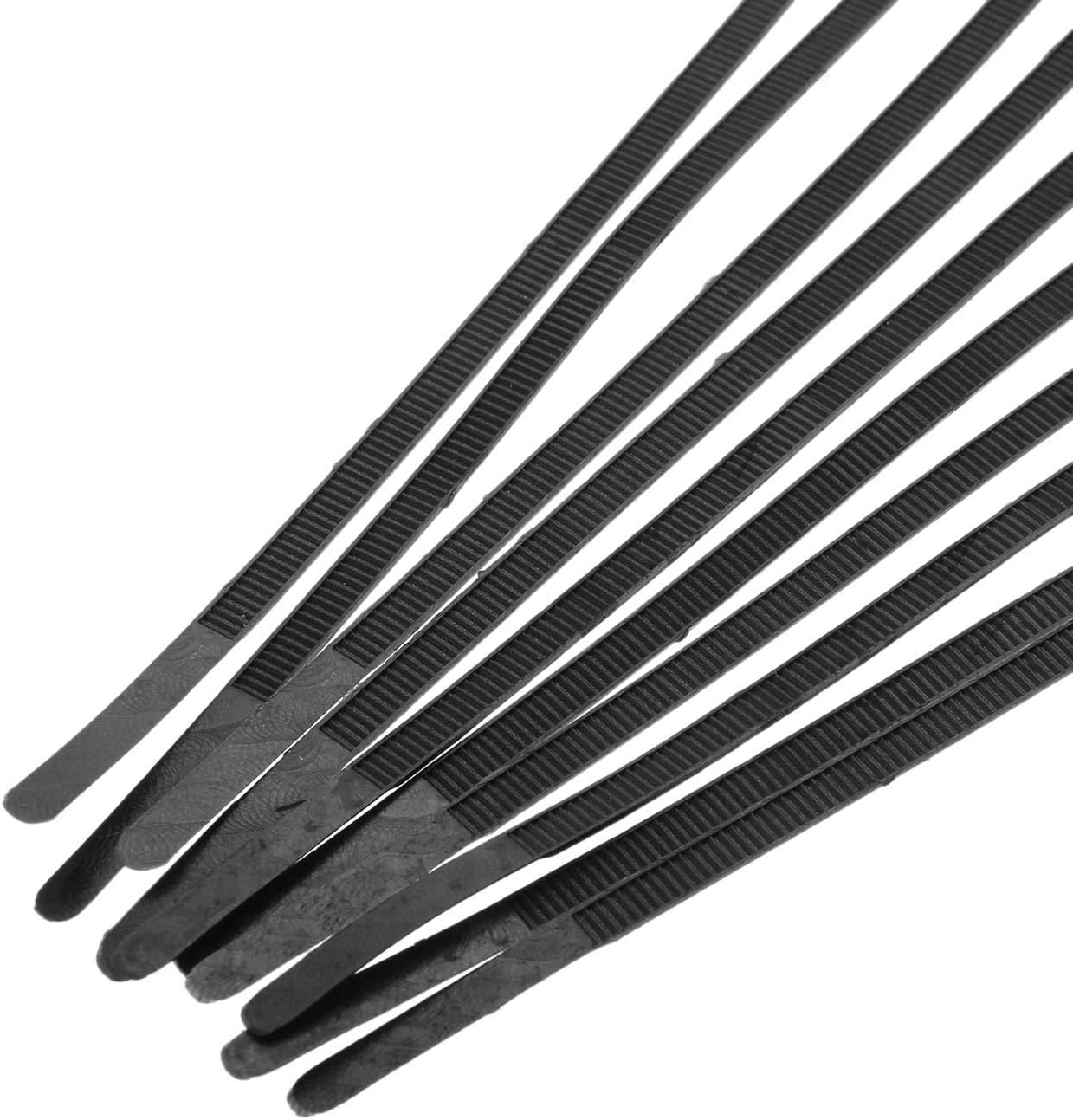 Mtsooning Car Mount Wire Tie, 30PCS Black Nylon Push Mount Wrap Straps, 7.28Inch Zip Fastener Cable Clips for Sorting Out Cable and Wire Clearly, Household Construction Electronic Auto Industry image number 3