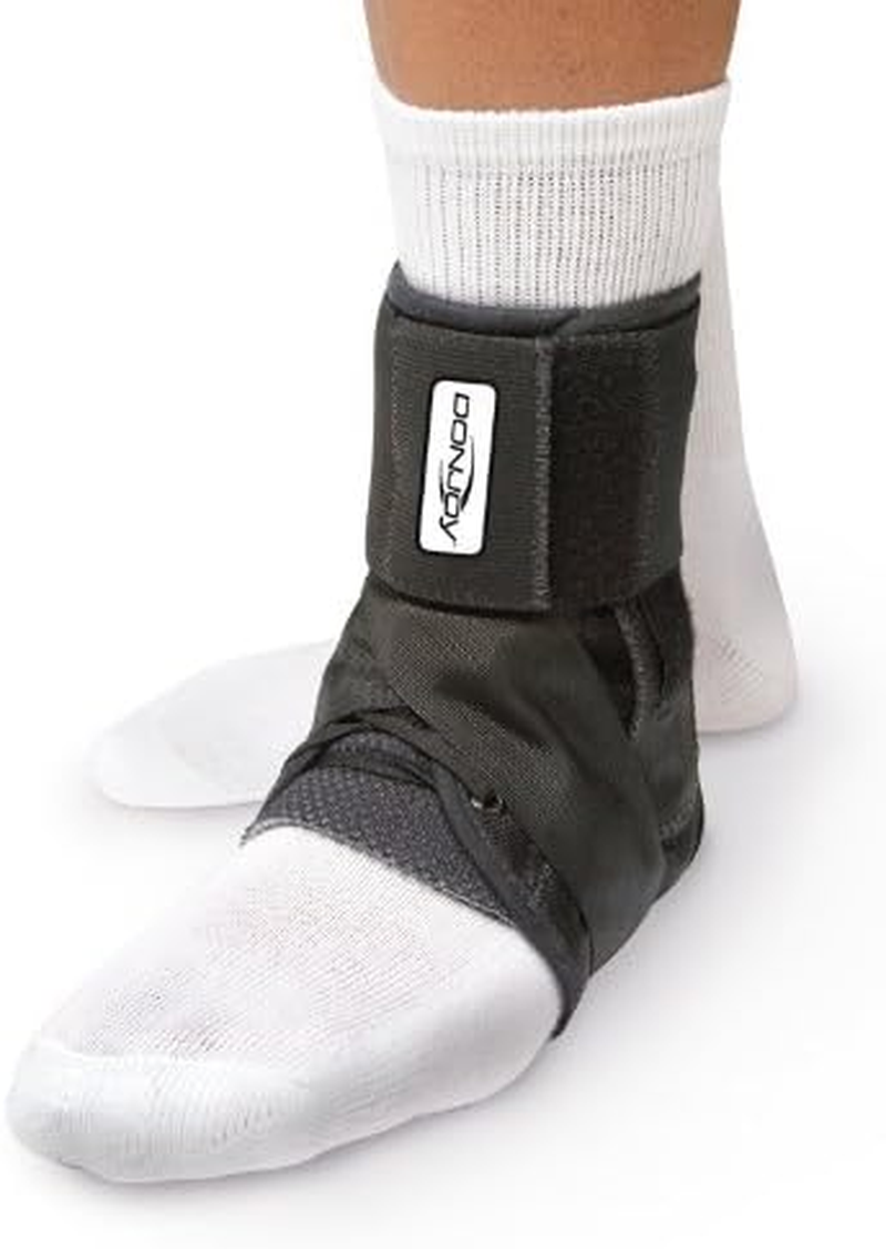 Donjoy Stabilizing Pro Ankle Support Brace, Black, Medium image number 2
