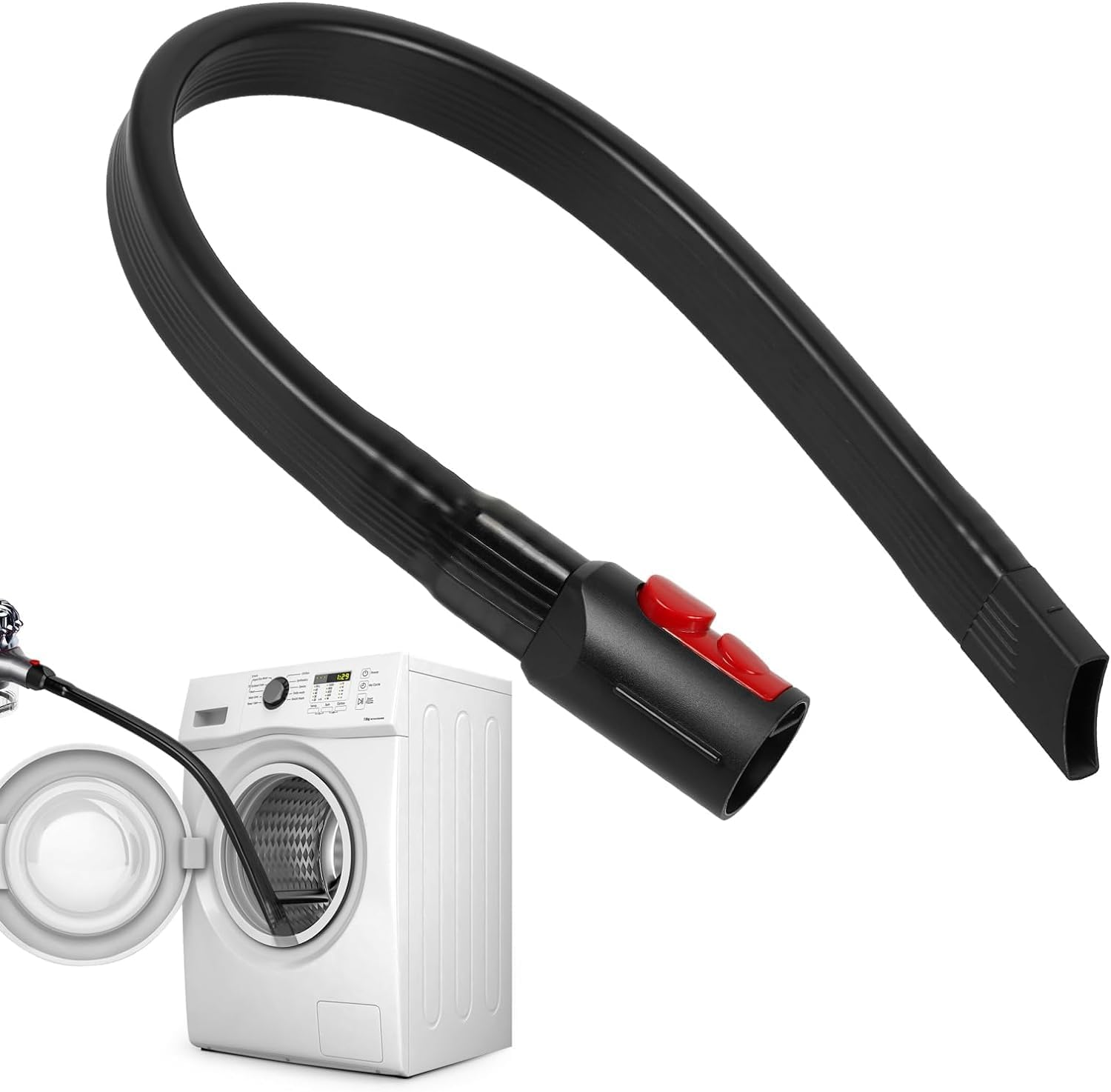 Flexible Extension Hose Attachment for Dyson V7/ V8/ V10/ V11/V15 Torque/Drive/Outsize/Absolute/Animal/Trigger/Motorhead/Trigger/Car+Boat Cordless Vacuum Cleaner Accessories Dyson Hose