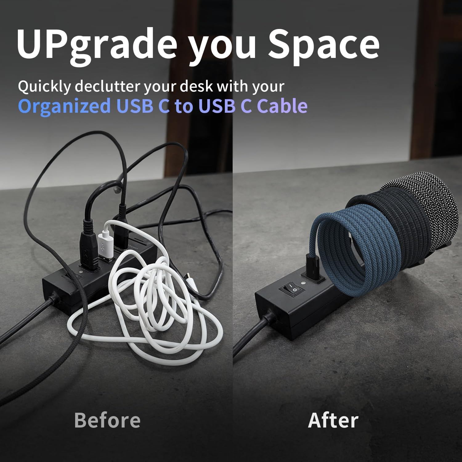 Boreguse USB C Cable 1M,100W USB C Cable Fast Charging Nylon Braid for Iphone 16/15 Pro Max, Macbook Pro,Ipad Pro,Dell, Matebook,Chromebook,Pixel,Galaxy S25 S24,Switch image number 6