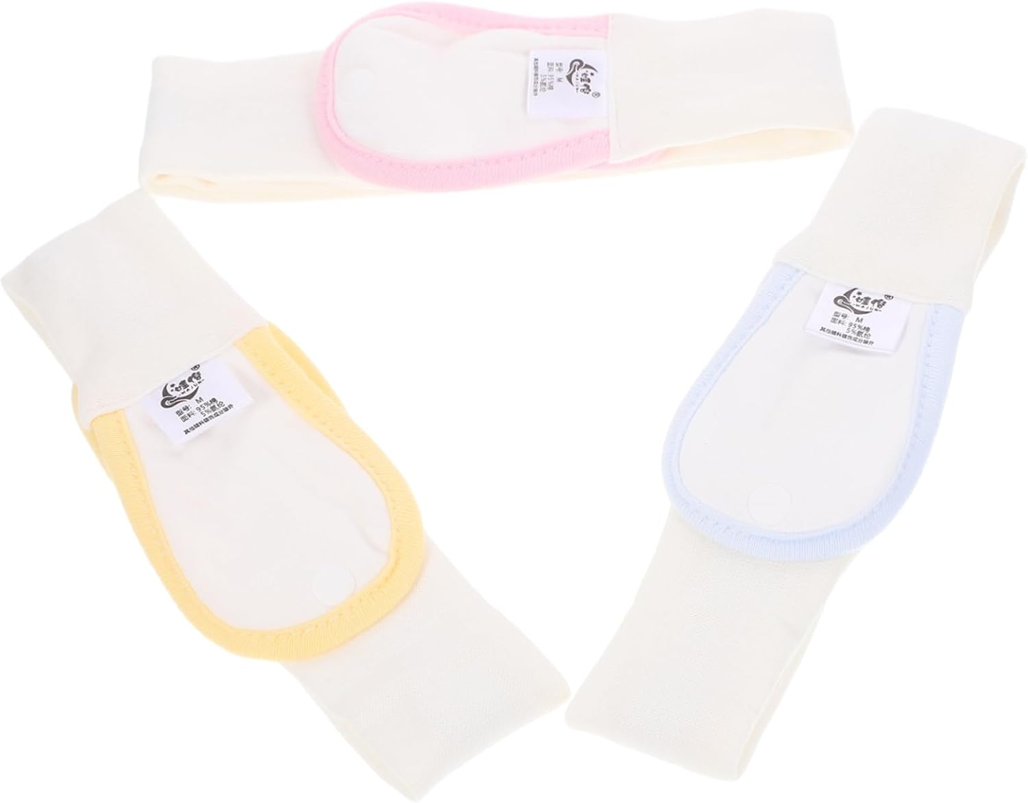 3Pcs Diaper Fixing Straps for Boy Girl Diaper Fastener Cotton Material for Nursing Supplies and Changing Scenarios image number 3