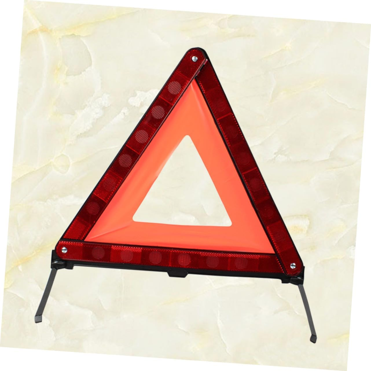 Reflective Red Triangle Warning Sign Car Road Safety Emergency Hazard Warning Sign Portable for Vehicle Breakdowns and Roadside Use image number 4
