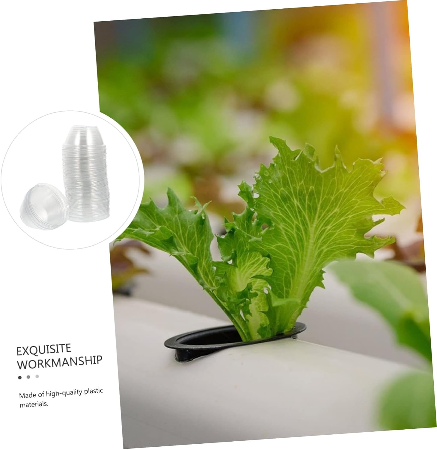 NULYLU Moisture Retaining Plant Covers 50Pcs Clear Covers for Garden Indoor Plants Hydroponics Practical Planting Supplies image number 5