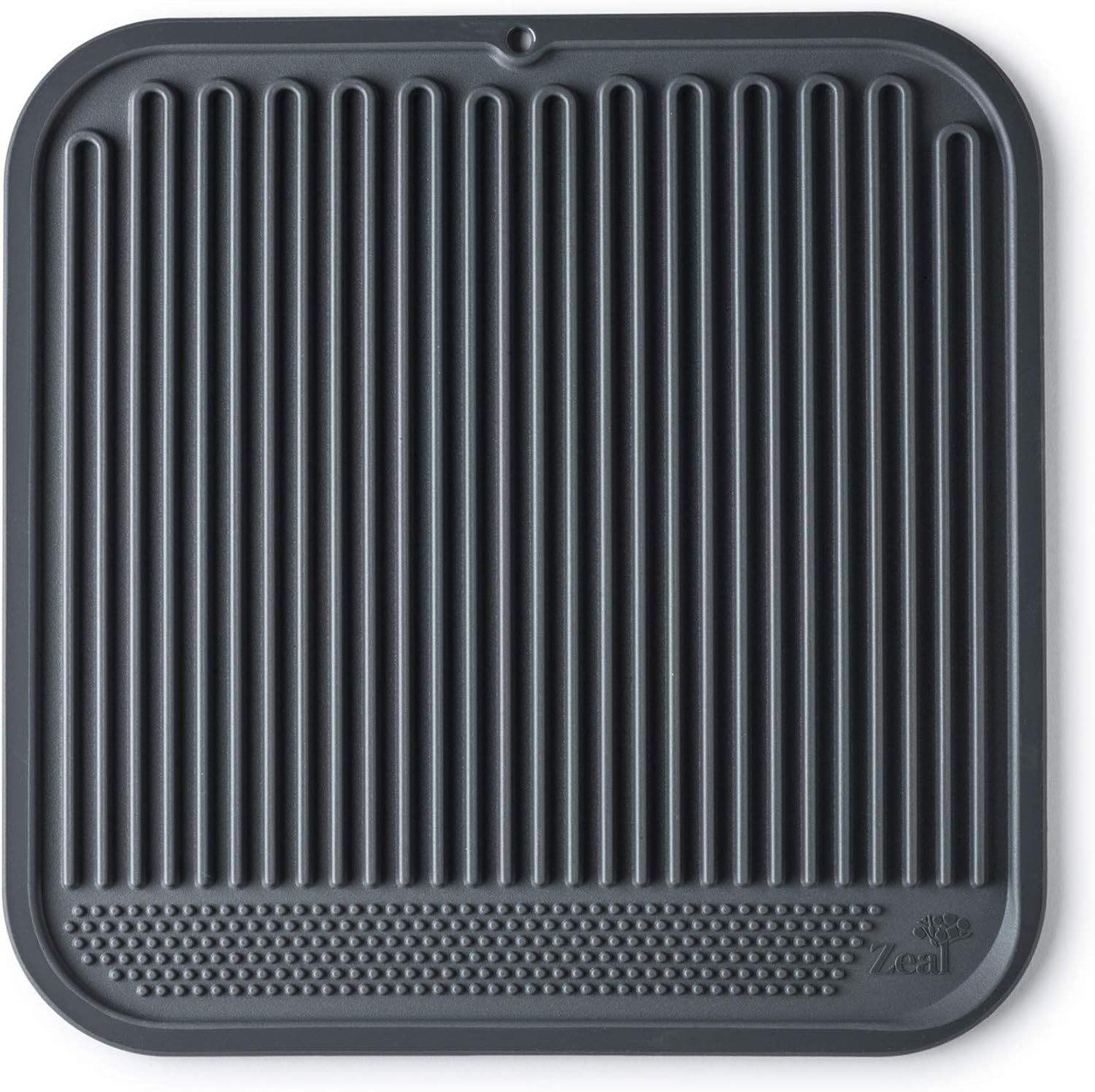Zeal Silicone Easy Clean, Kitchen Draining Board Mat, French Grey, 31 Cm, One Size