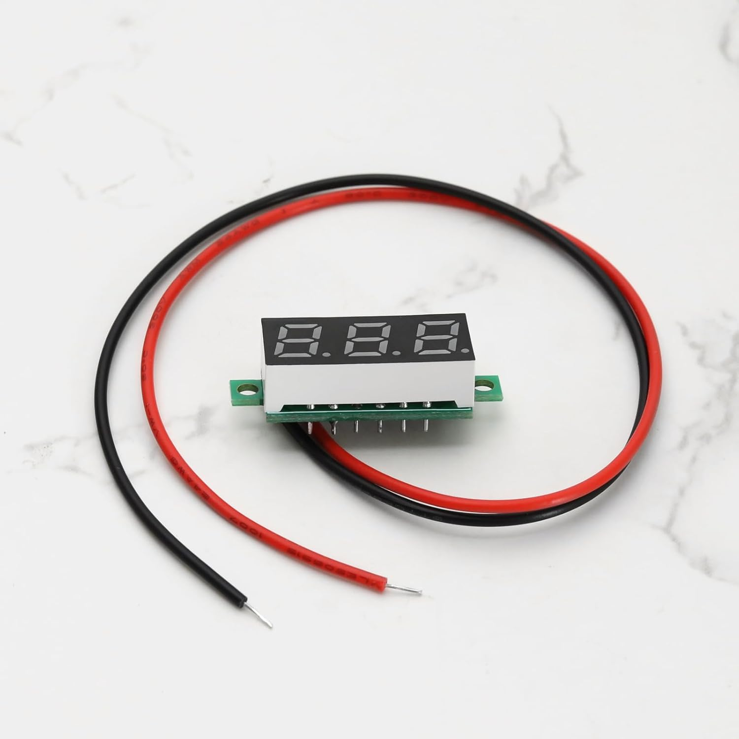 Emsea 5PCS Mini Digital Voltmeter with LED Display 2.5V - 30V Voltage Meter Voltage Measurement Module Voltage Tester Detector for Automobile Batteries image number 3