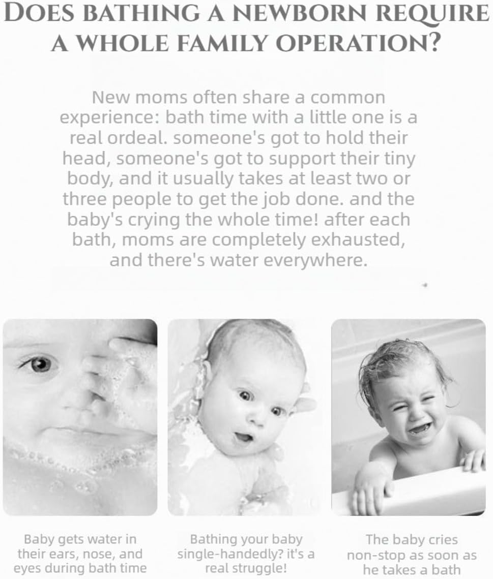 Baby Bath Mat Newborn Adjustable Bath Net Foldable Bath Protector(Bath Tub Not Included) image number 1